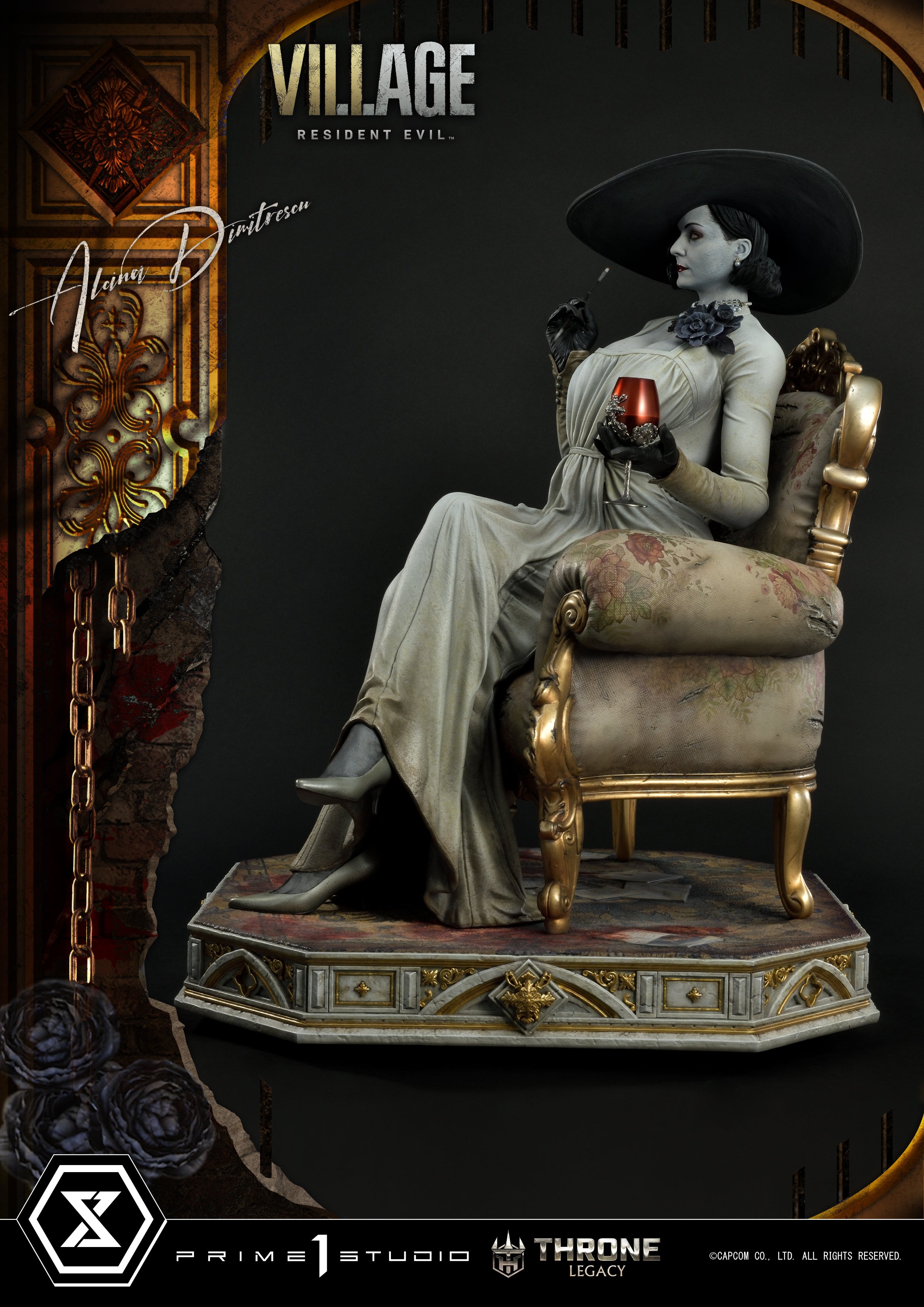 PRE-ORDER Prime1 Studio - Throne Legacy - Resident Evil Village - Alcina Dimitrescu: Deluxe Bonus Ver. 1/4
