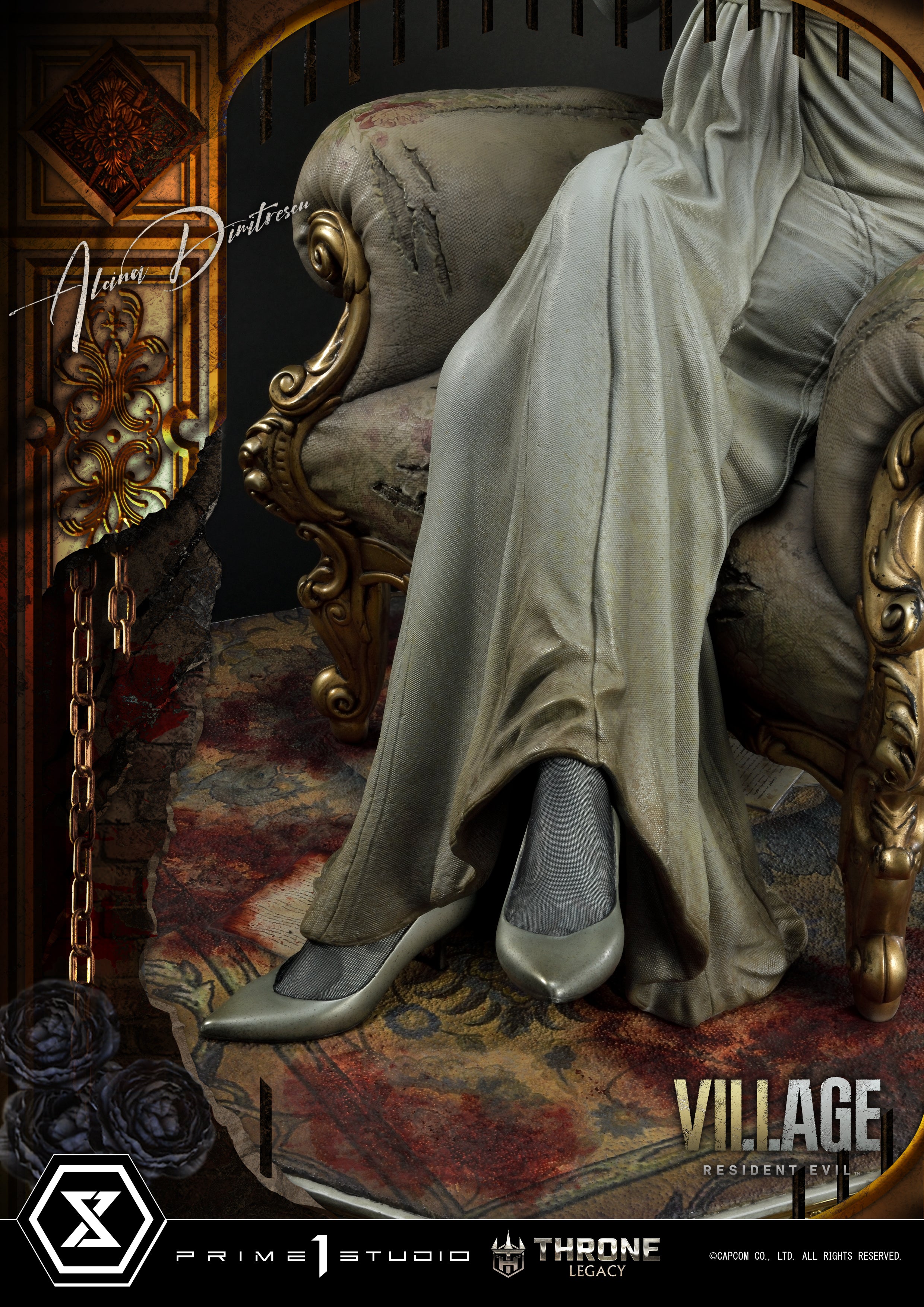 PRE-ORDER Prime1 Studio - Throne Legacy - Resident Evil Village - Alcina Dimitrescu: Deluxe Bonus Ver. 1/4