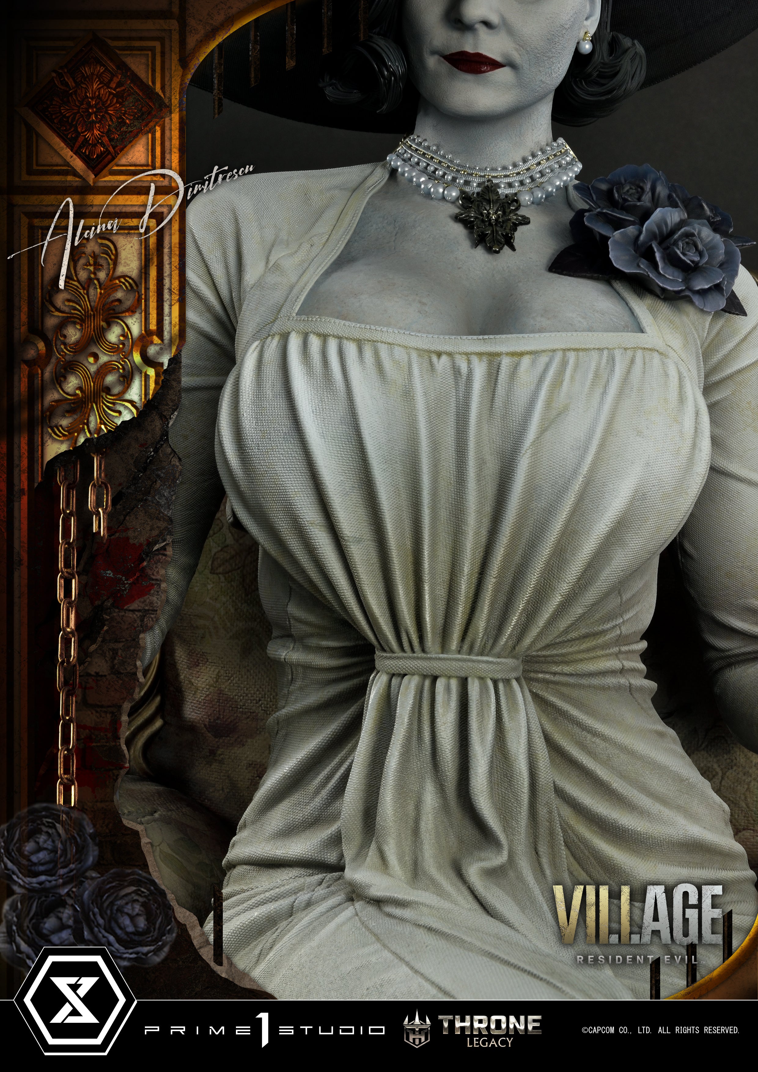 PRE-ORDER Prime1 Studio - Throne Legacy - Resident Evil Village - Alcina Dimitrescu: Deluxe Bonus Ver. 1/4