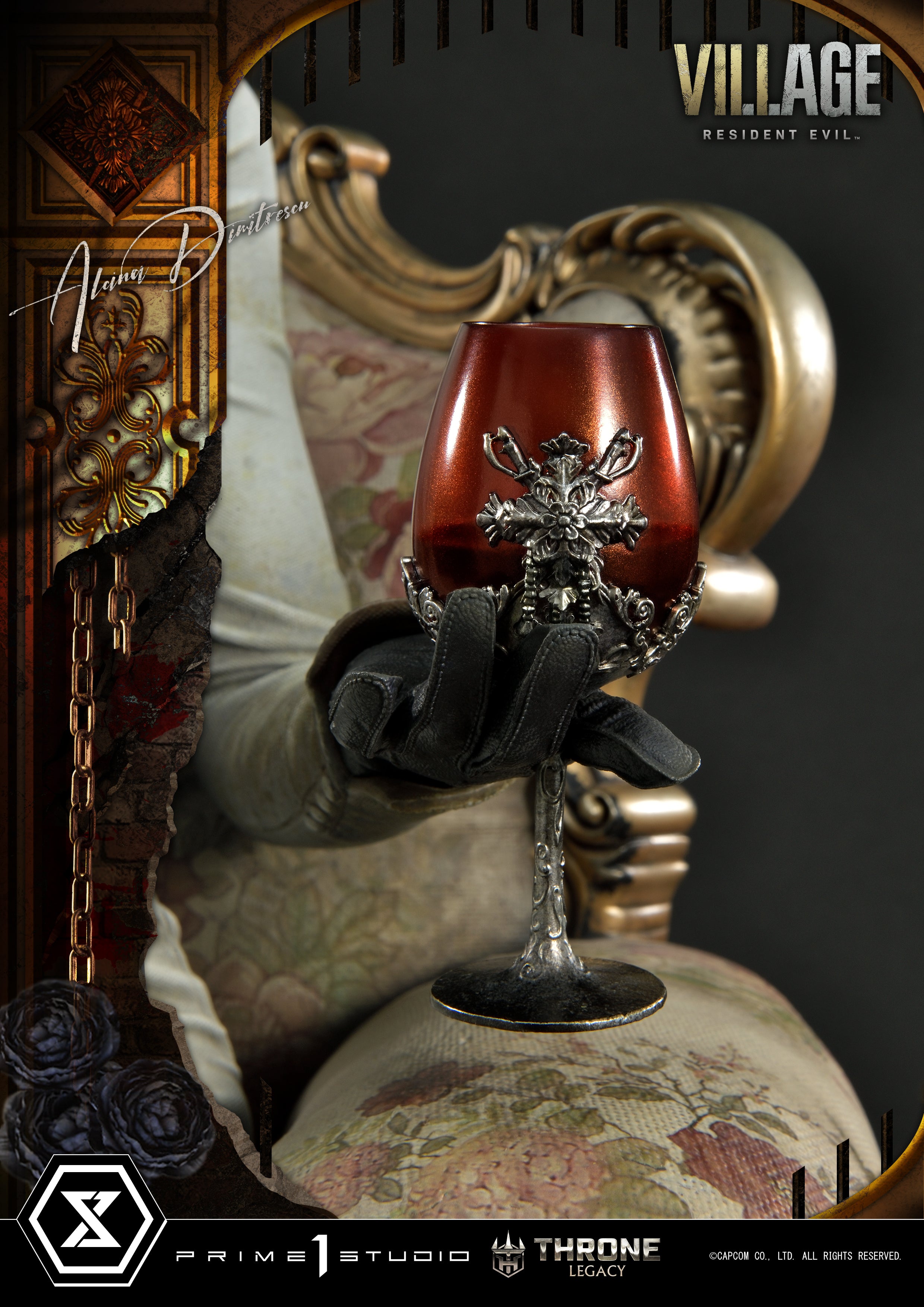 PRE-ORDER Prime1 Studio - Throne Legacy - Resident Evil Village - Alcina Dimitrescu: Deluxe Bonus Ver. 1/4