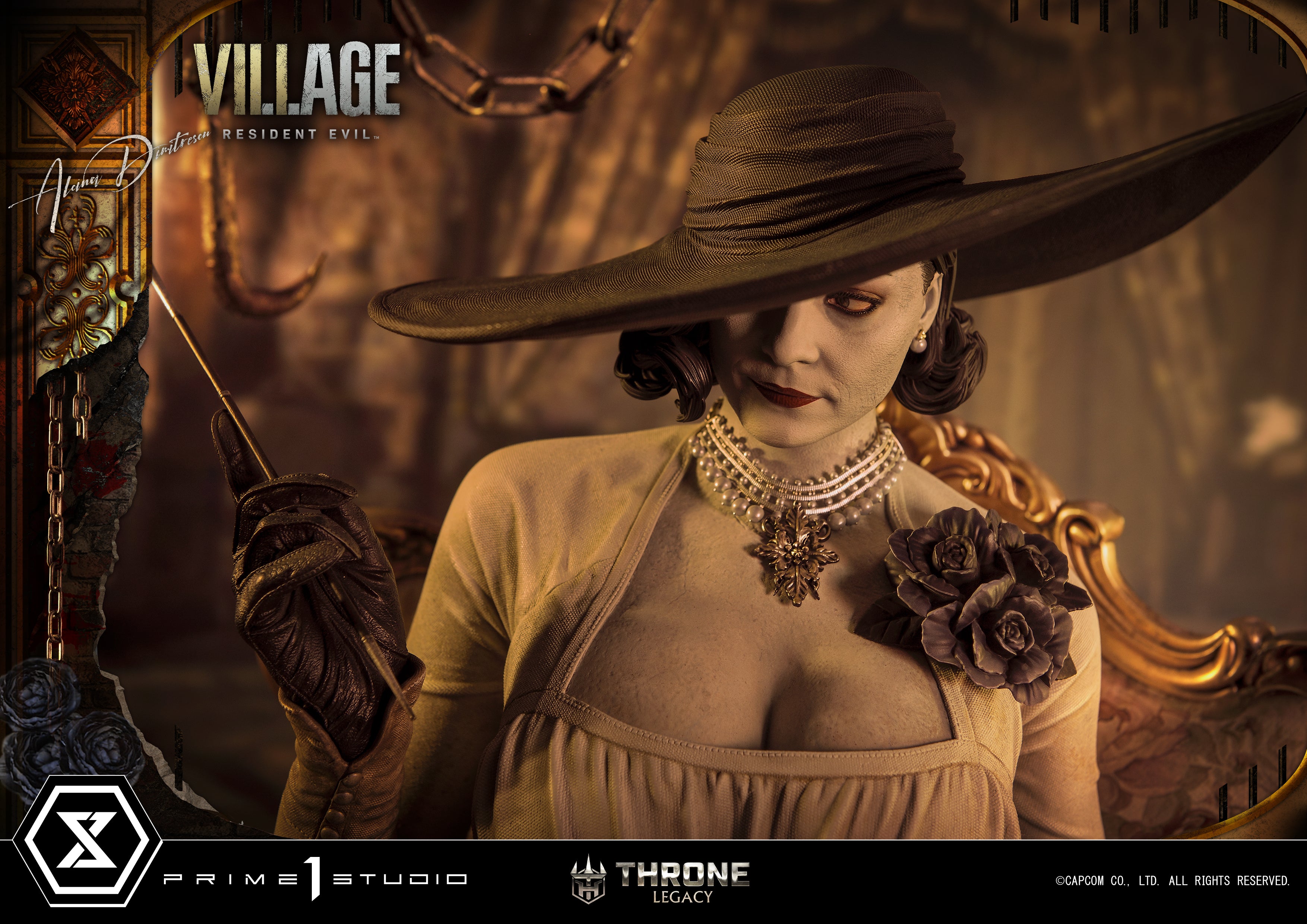 PRE-ORDER Prime1 Studio - Throne Legacy - Resident Evil Village - Alcina Dimitrescu: Deluxe Bonus Ver. 1/4
