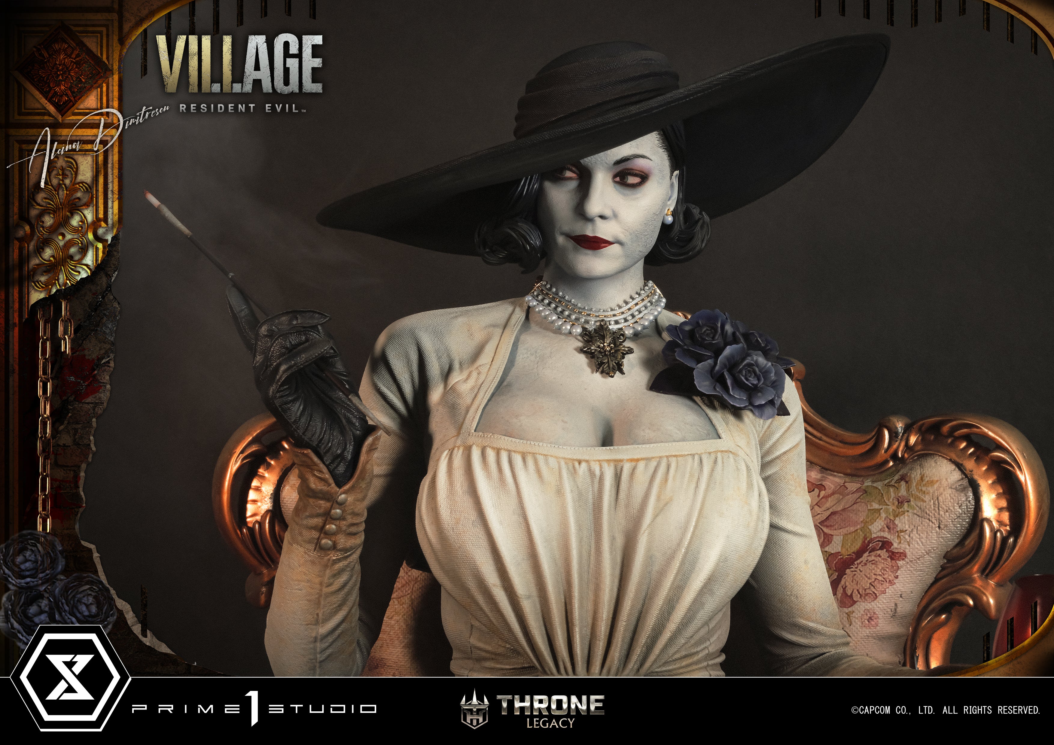 PRE-ORDER Prime1 Studio - Throne Legacy - Resident Evil Village - Alcina Dimitrescu: Deluxe Bonus Ver. 1/4
