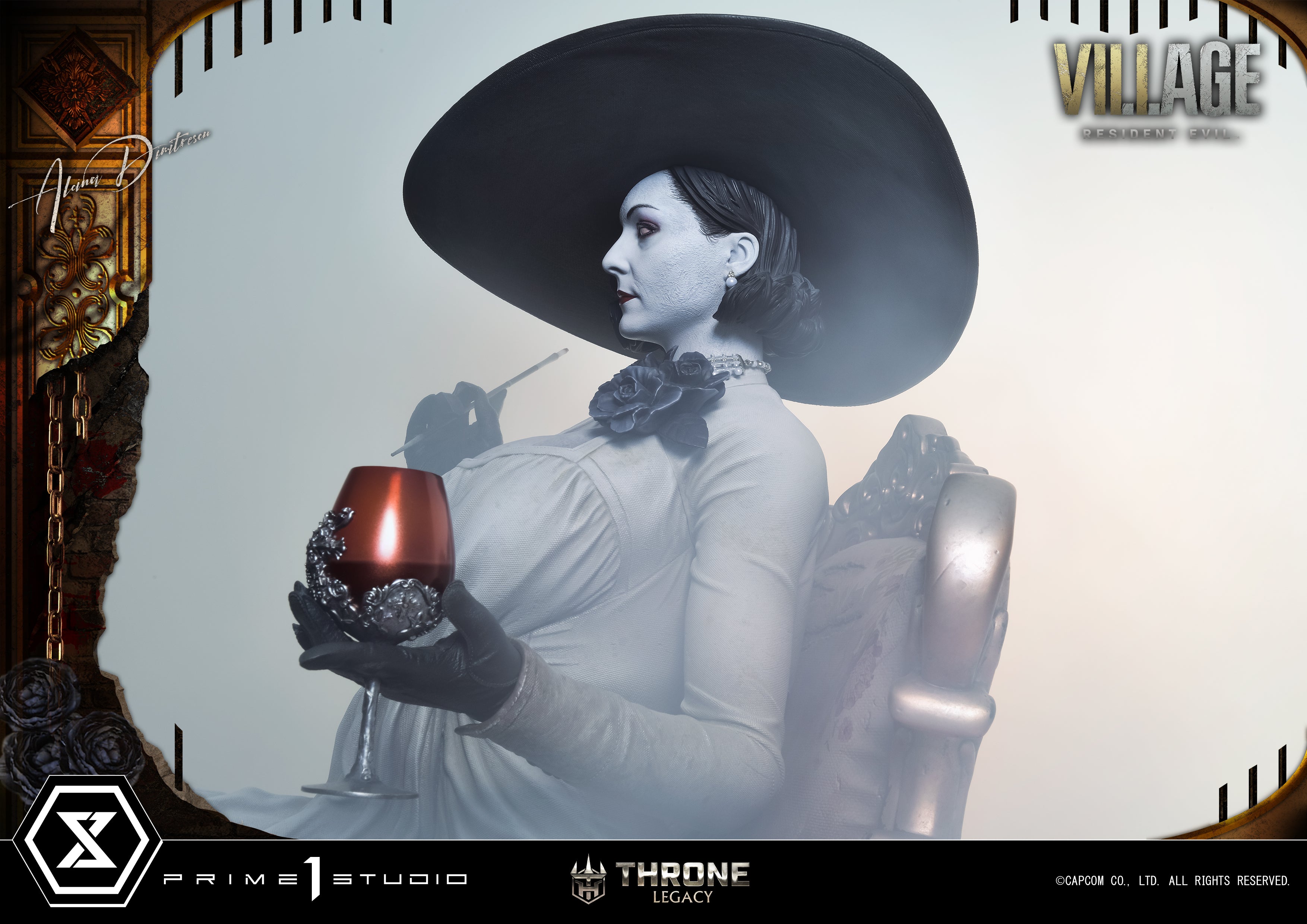 PRE-ORDER Prime1 Studio - Throne Legacy - Resident Evil Village - Alcina Dimitrescu: Deluxe Bonus Ver. 1/4