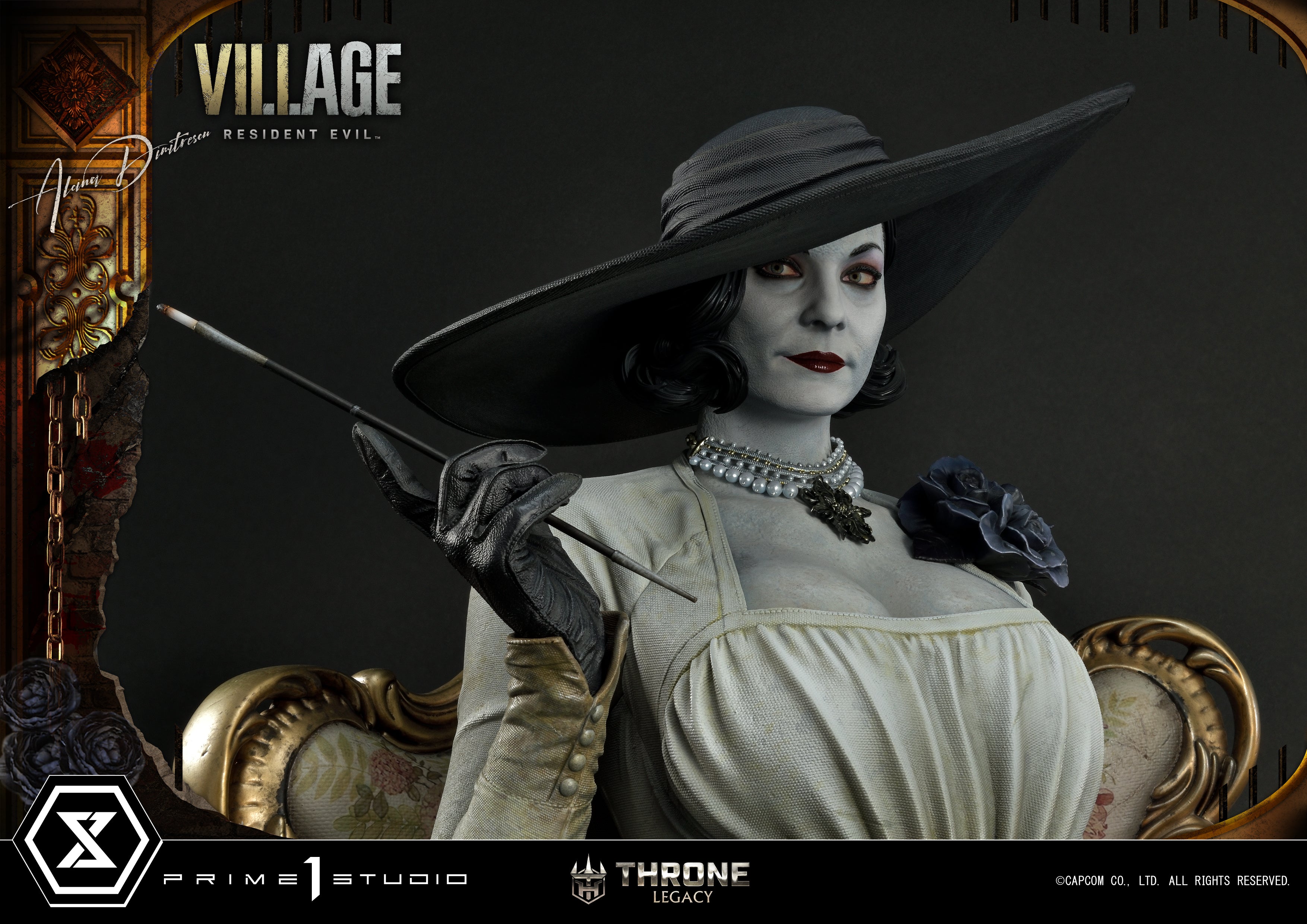 PRE-ORDER Prime1 Studio - Throne Legacy - Resident Evil Village - Alcina Dimitrescu: Deluxe Bonus Ver. 1/4