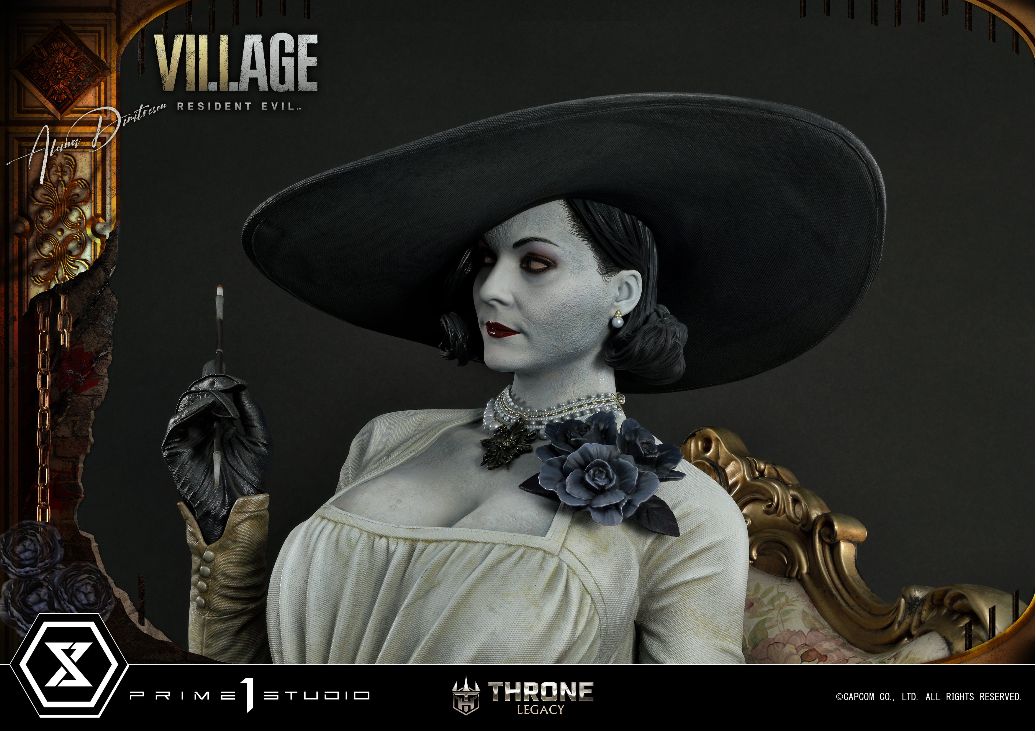 PRE-ORDER Prime1 Studio - Throne Legacy - Resident Evil Village - Alcina Dimitrescu: Deluxe Bonus Ver. 1/4