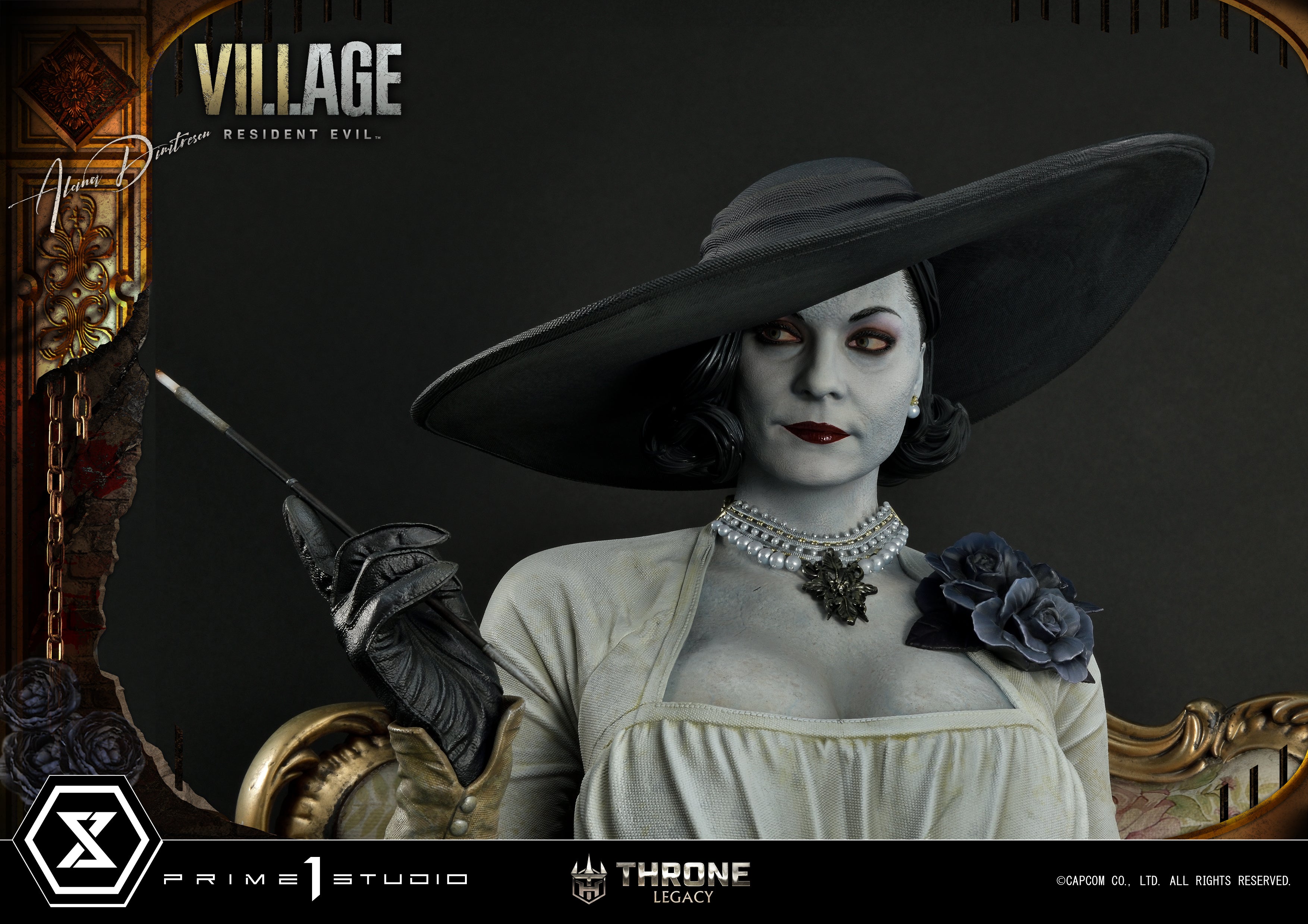 PRE-ORDER Prime1 Studio - Throne Legacy - Resident Evil Village - Alcina Dimitrescu: Deluxe Bonus Ver. 1/4