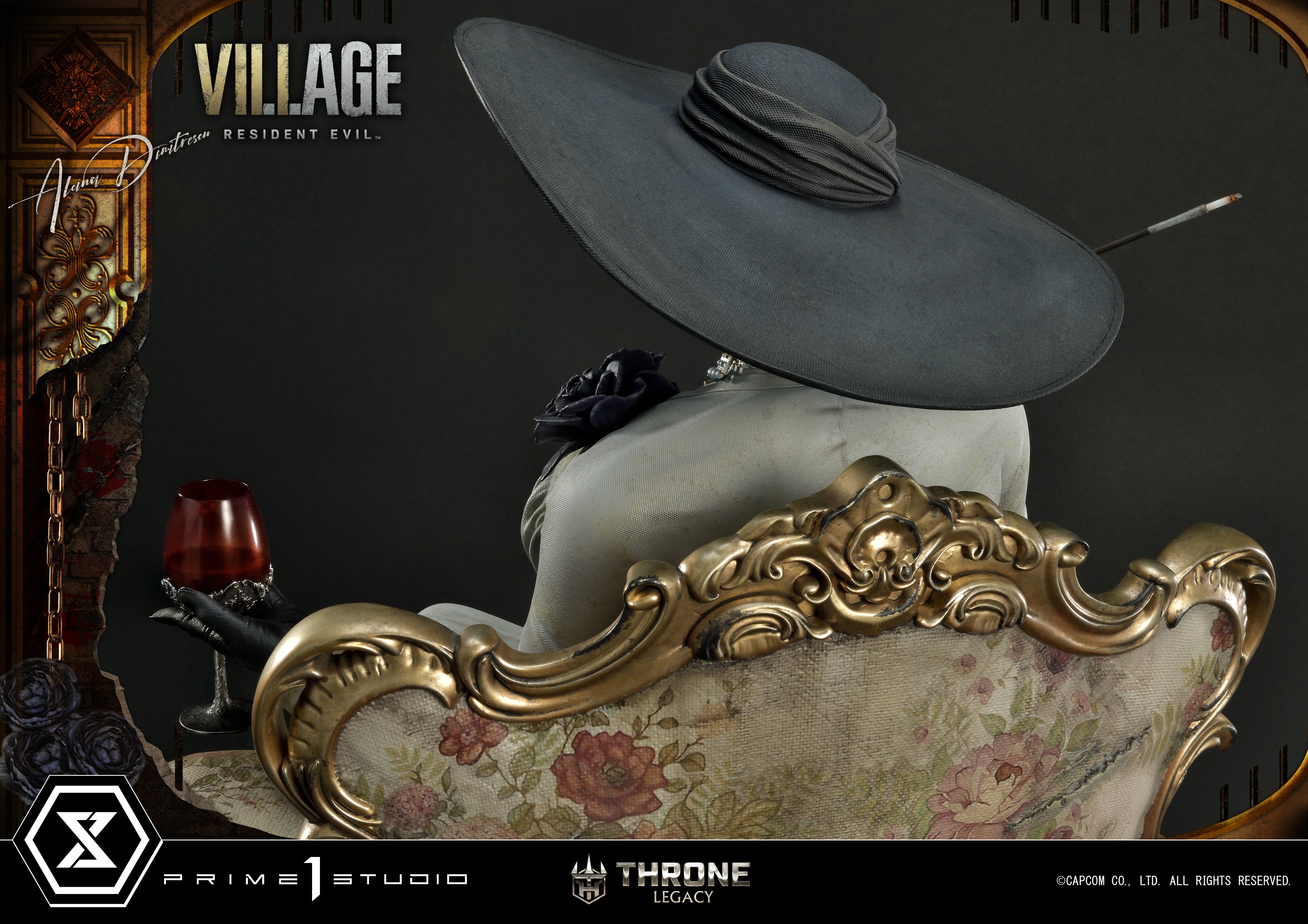PRE-ORDER Prime1 Studio - Throne Legacy - Resident Evil Village - Alcina Dimitrescu: Deluxe Bonus Ver. 1/4