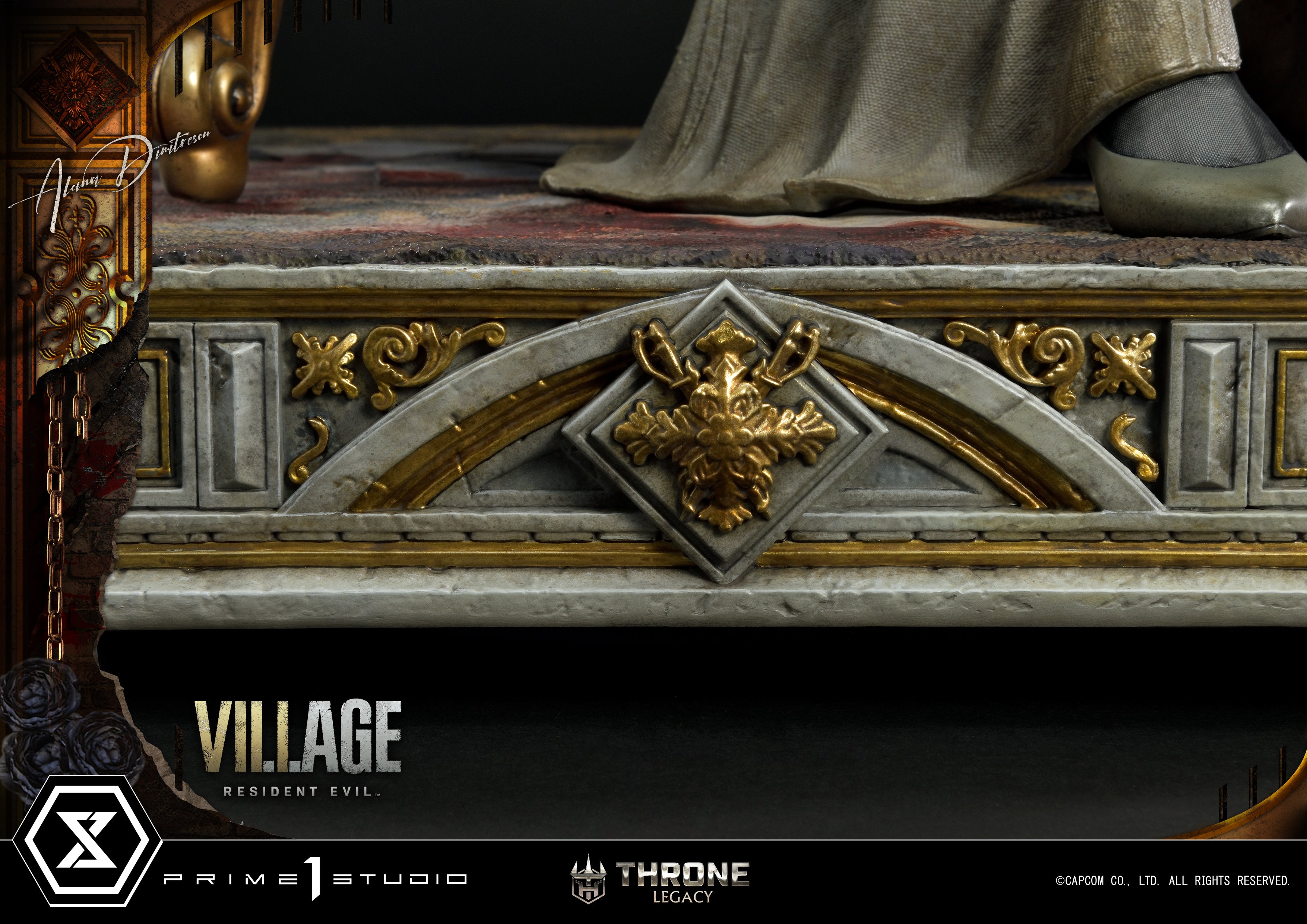 PRE-ORDER Prime1 Studio - Throne Legacy - Resident Evil Village - Alcina Dimitrescu: Deluxe Bonus Ver. 1/4