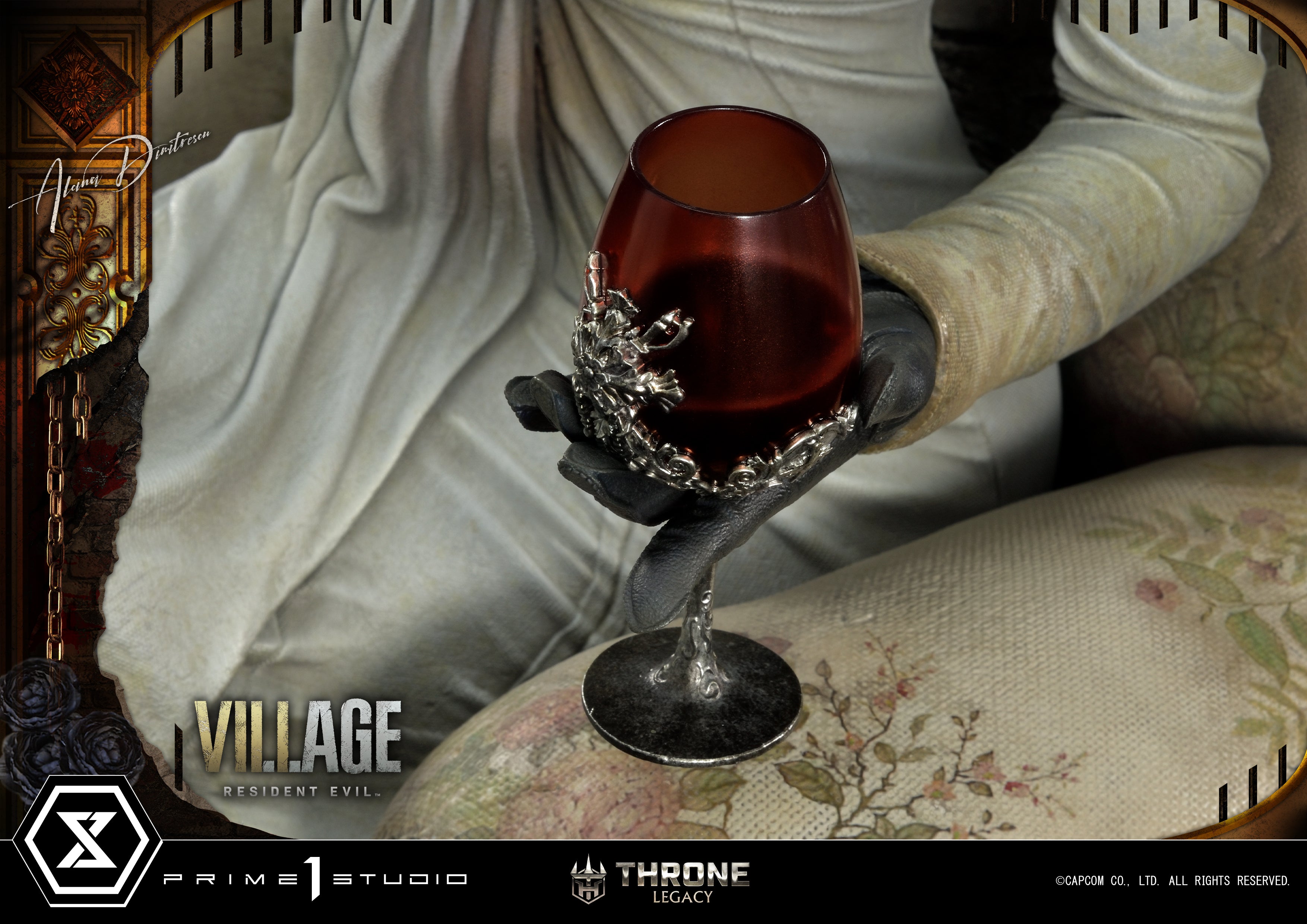 PRE-ORDER Prime1 Studio - Throne Legacy - Resident Evil Village - Alcina Dimitrescu: Deluxe Bonus Ver. 1/4