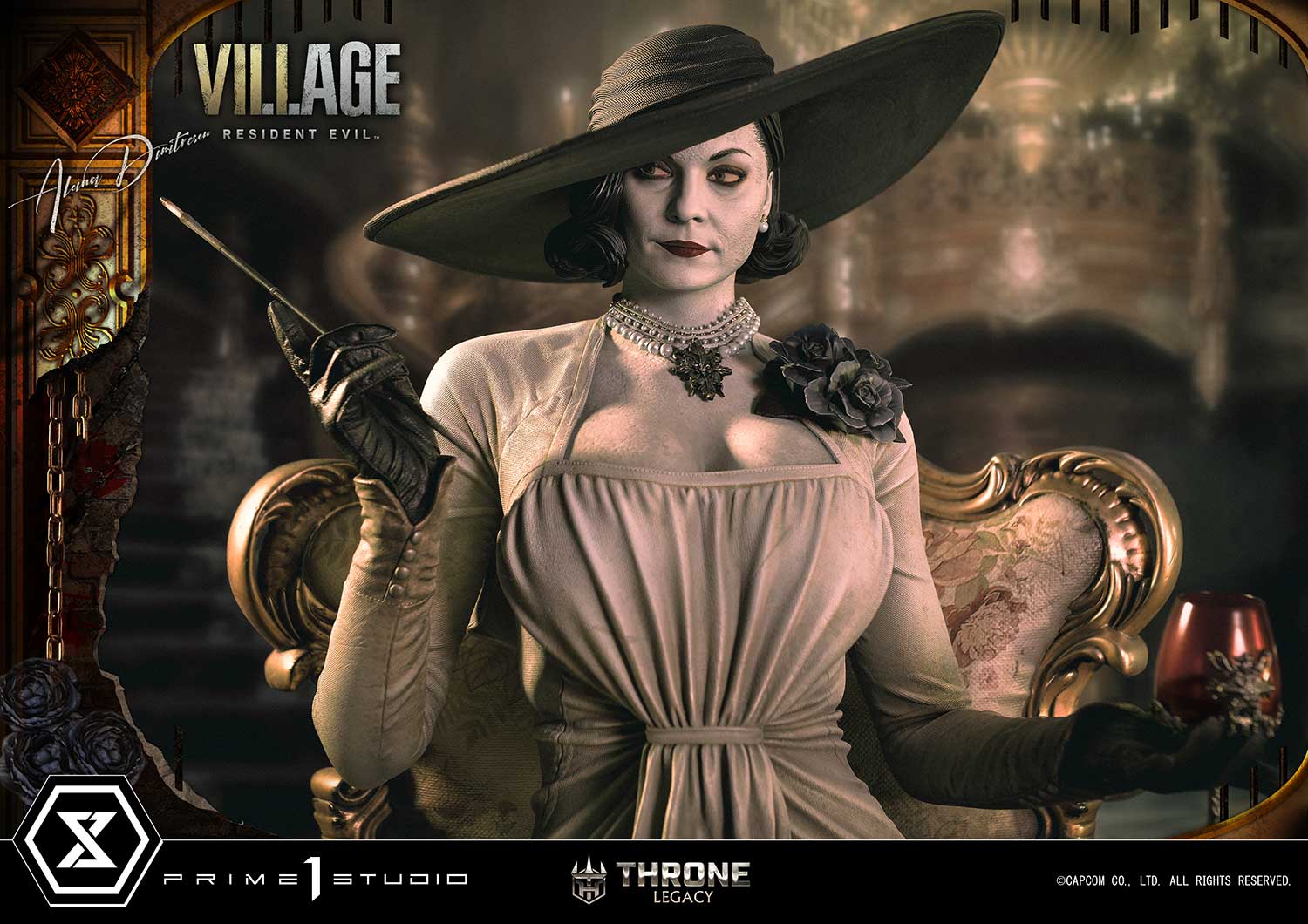 PRE-ORDER Prime1 Studio - Throne Legacy - Resident Evil Village - Alcina Dimitrescu 1/4
