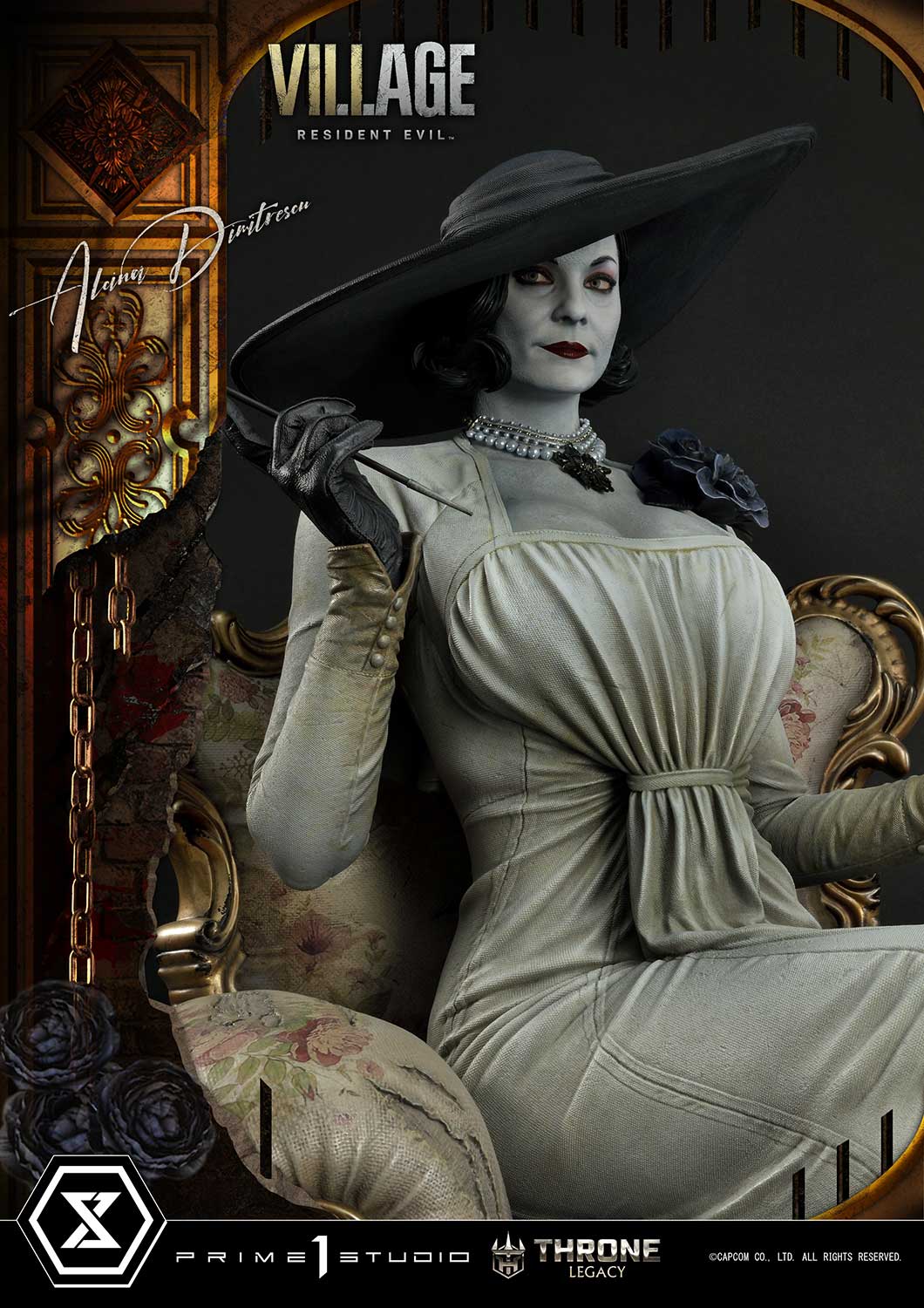 PRE-ORDER Prime1 Studio - Throne Legacy - Resident Evil Village - Alcina Dimitrescu 1/4