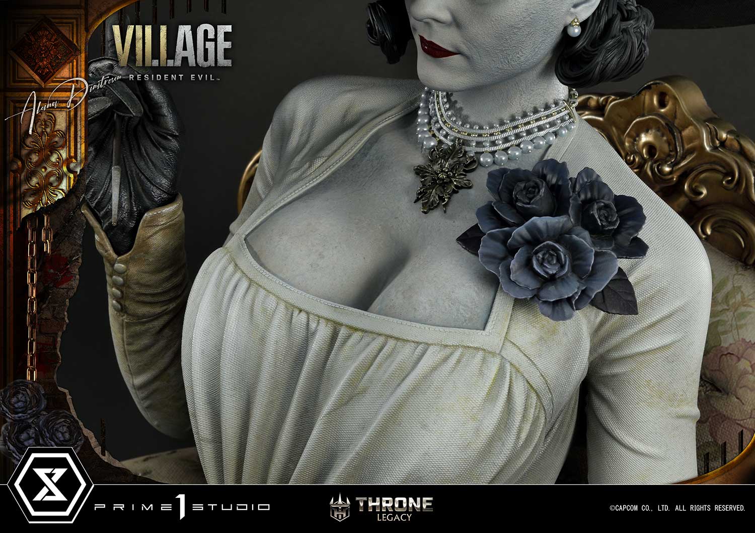 PRE-ORDER Prime1 Studio - Throne Legacy - Resident Evil Village - Alcina Dimitrescu 1/4