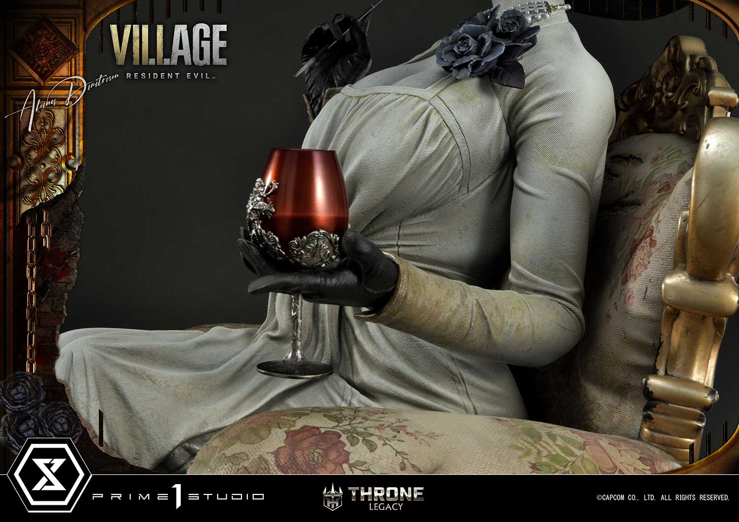 PRE-ORDER Prime1 Studio - Throne Legacy - Resident Evil Village - Alcina Dimitrescu 1/4