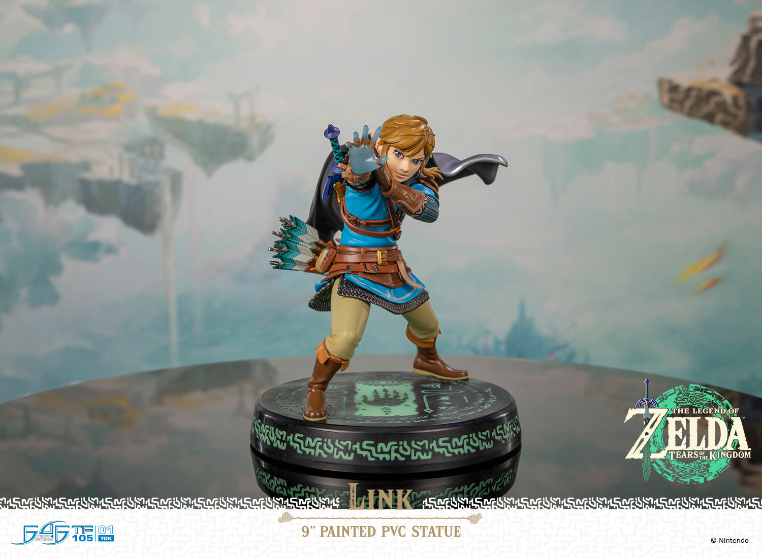 PRE-ORDER First 4 Figures - The Legend of Zelda: Tears of the Kingdom - Link 9 Inch Statue