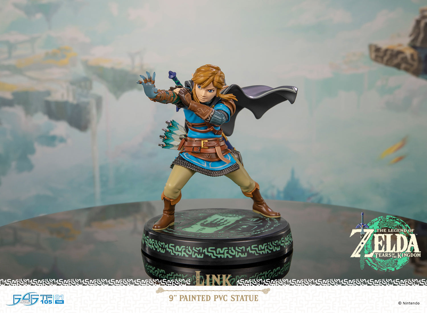 PRE-ORDER First 4 Figures - The Legend of Zelda: Tears of the Kingdom - Link 9 Inch Statue