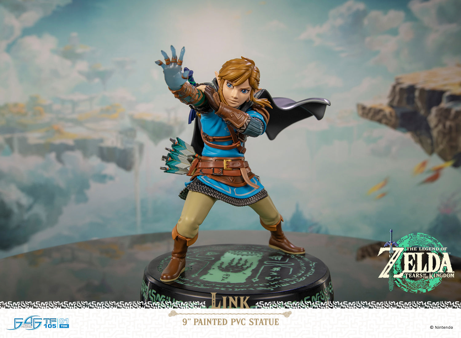 PRE-ORDER First 4 Figures - The Legend of Zelda: Tears of the Kingdom - Link 9 Inch Statue