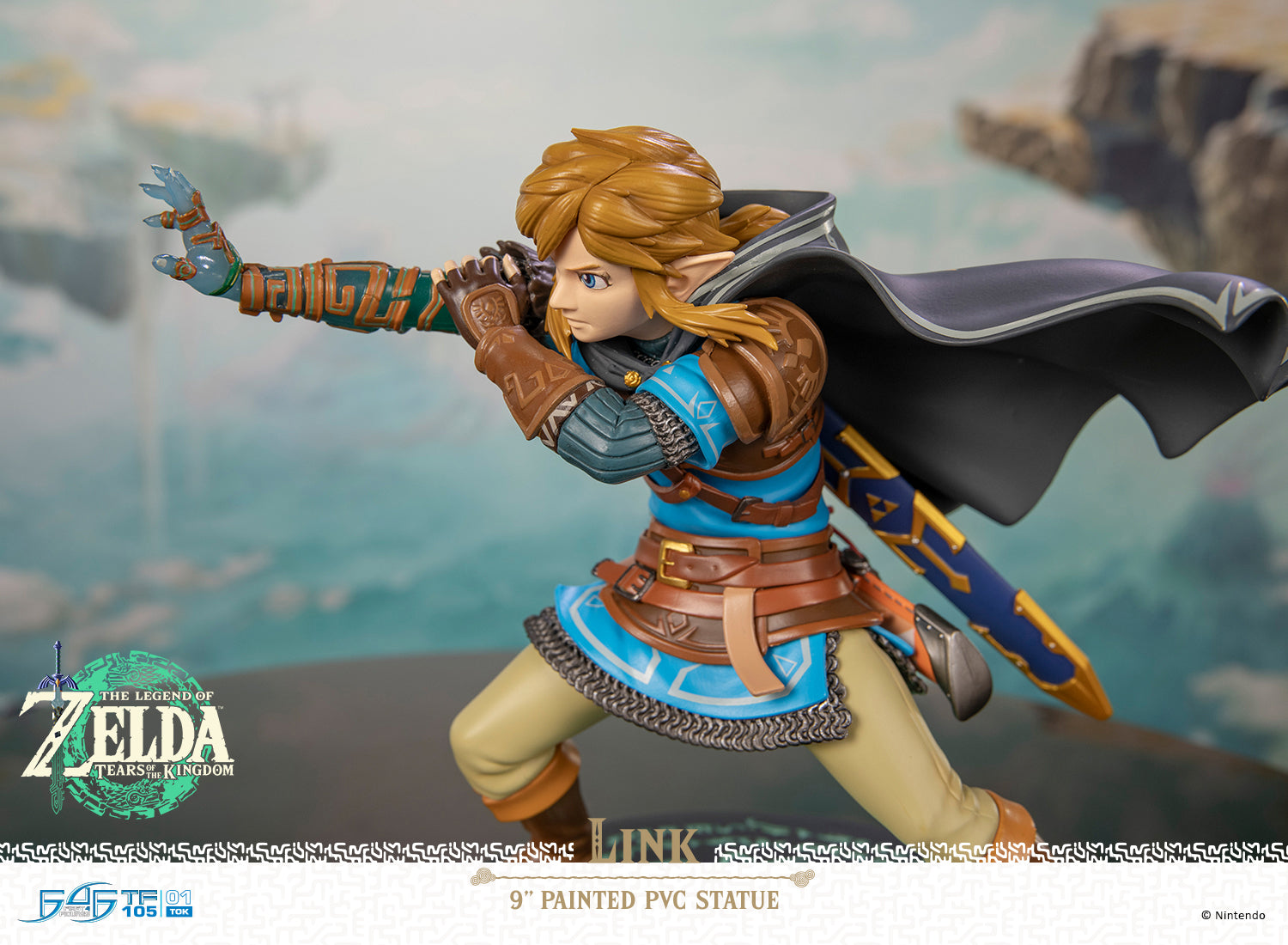 PRE-ORDER First 4 Figures - The Legend of Zelda: Tears of the Kingdom - Link 9 Inch Statue