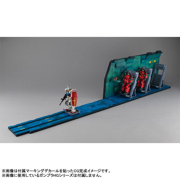 PRE-ORDER MegaHouse - Realistic Model Series - Mobile Suit Gundam - White Base Catapult Deck: Anime Edition 1/144