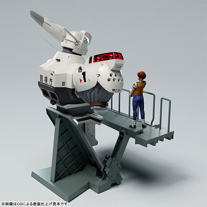 PRE-ORDER Max Factory - PLAMAX MF-75: minimum factory Machine Bust Collection - Mobile Police Patlabor - Noa Izumi with Alphonse 1/20