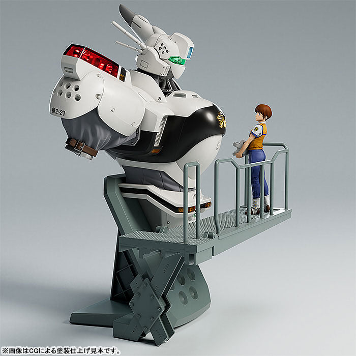 PRE-ORDER Max Factory - PLAMAX MF-75: minimum factory Machine Bust Collection - Mobile Police Patlabor - Noa Izumi with Alphonse 1/20