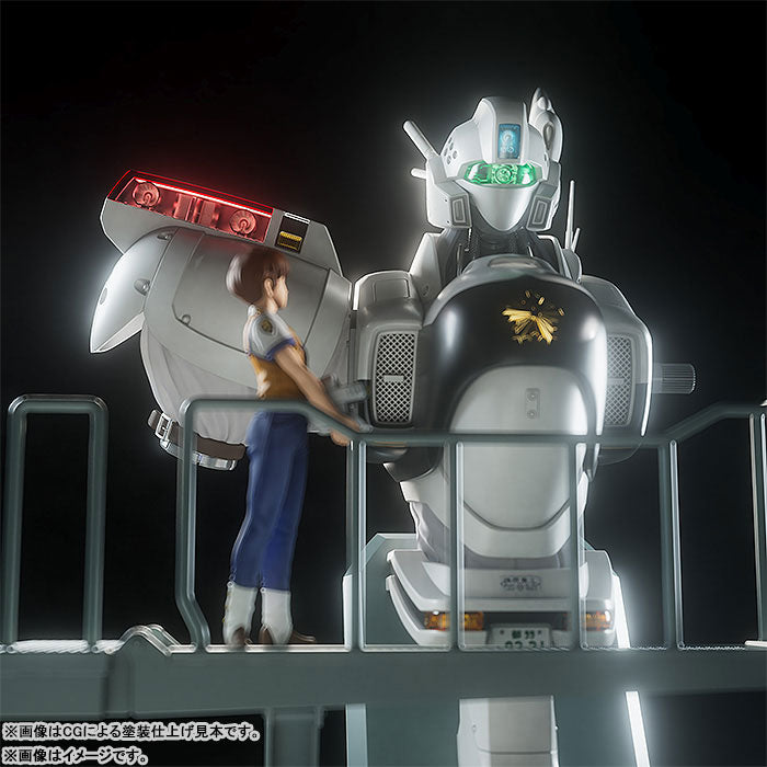 PRE-ORDER Max Factory - PLAMAX MF-75: minimum factory Machine Bust Collection - Mobile Police Patlabor - Noa Izumi with Alphonse 1/20