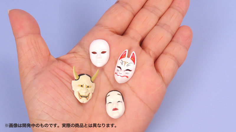 SPECIAL ORDER DIG - Pripra Masks for Figures - Japanese Style 1/12 [JP]