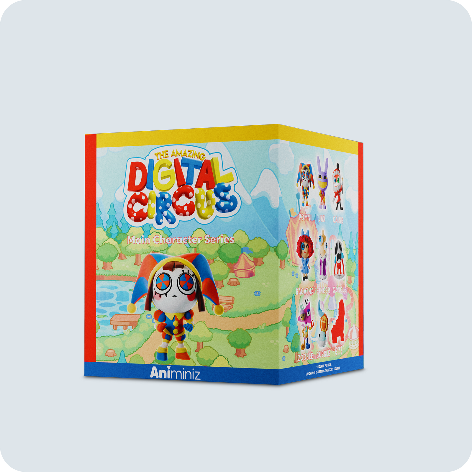 BACK ORDER Glitch - Animiniz - The Amazing Digital Circus - Main Character Series Blindbox [Box of 8]