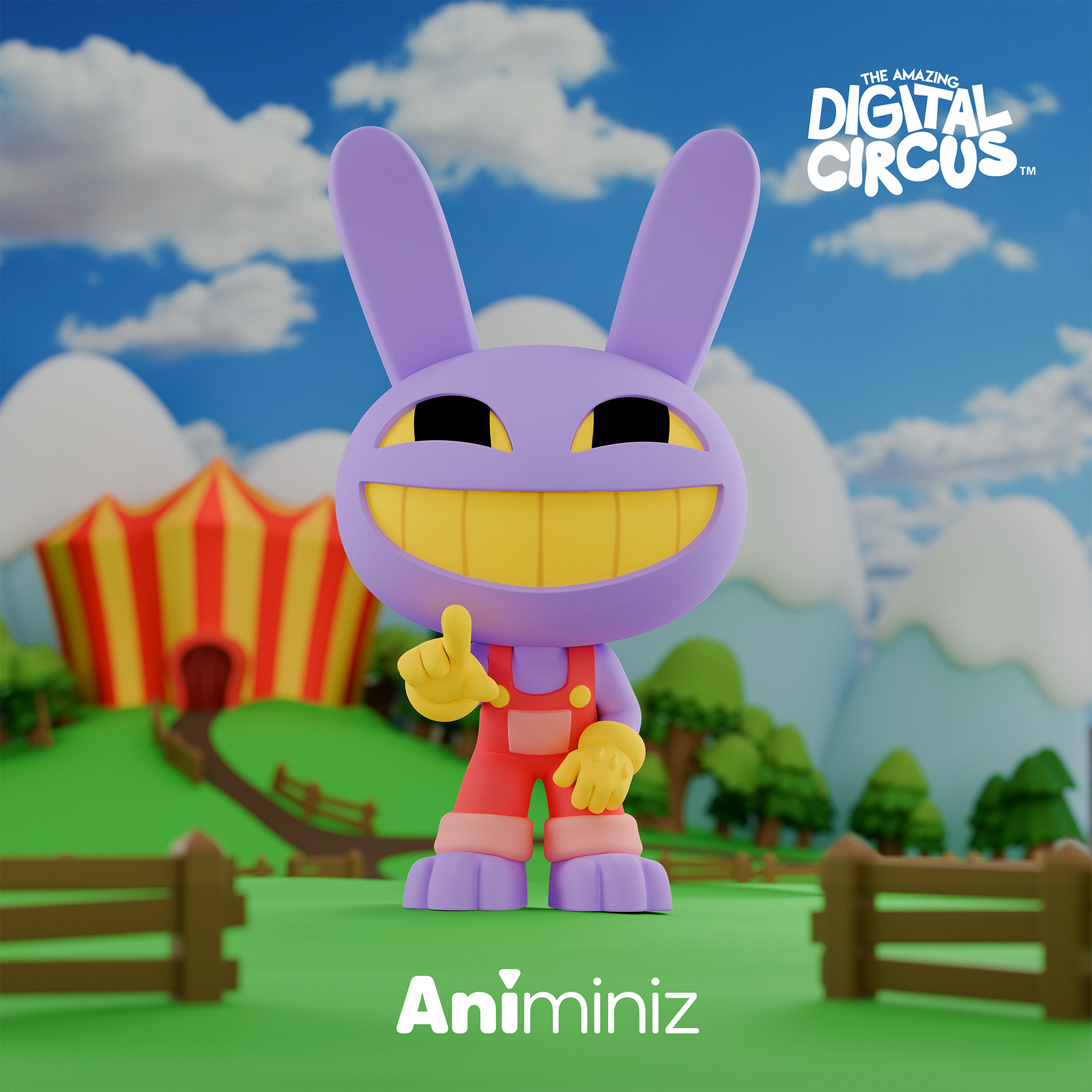 BACK ORDER Glitch - Animiniz - The Amazing Digital Circus - Main Character Series Blindbox [Box of 8]