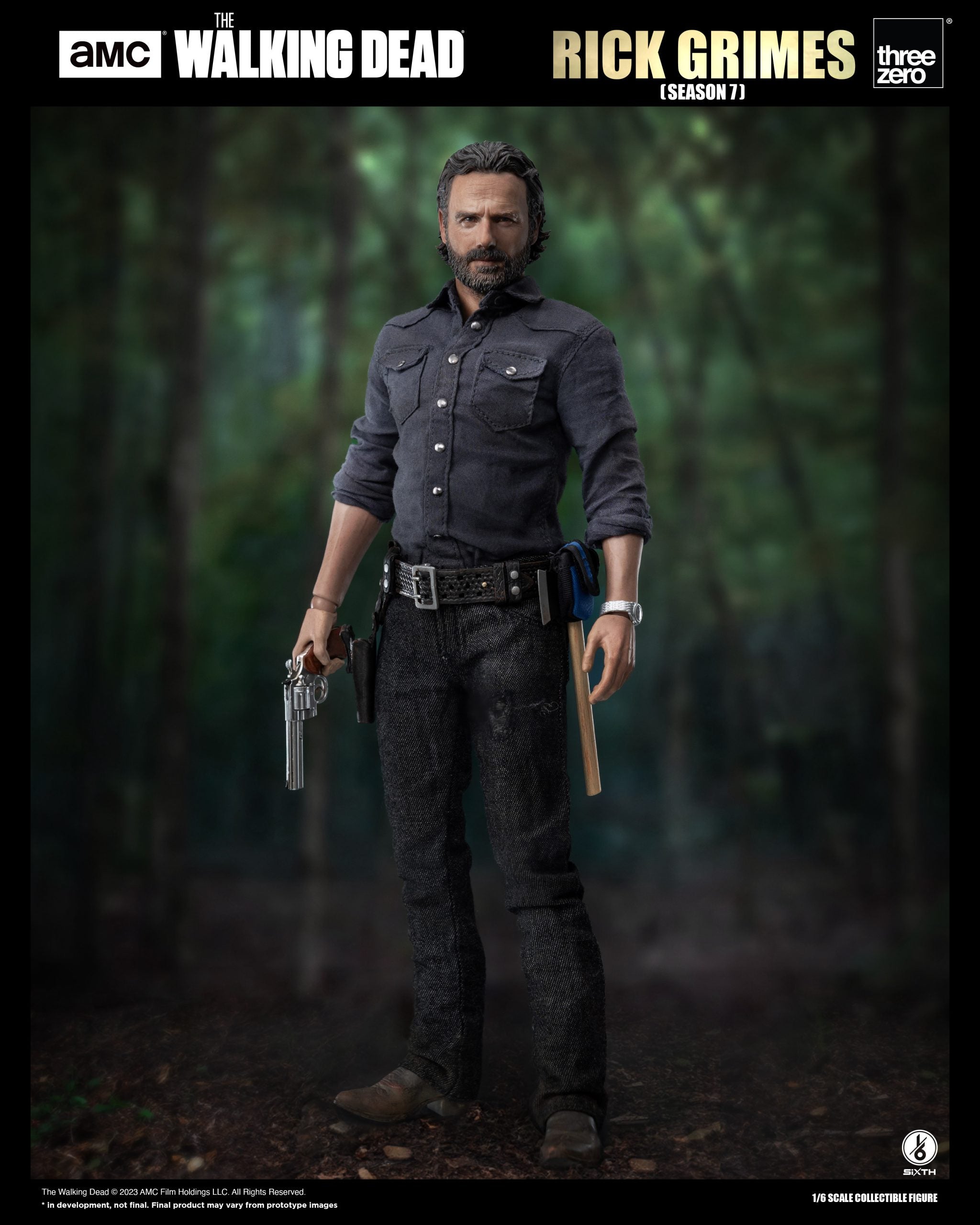 PRE-ORDER threezero - The Walking Dead - Rick Grimes: Season 7 1/6