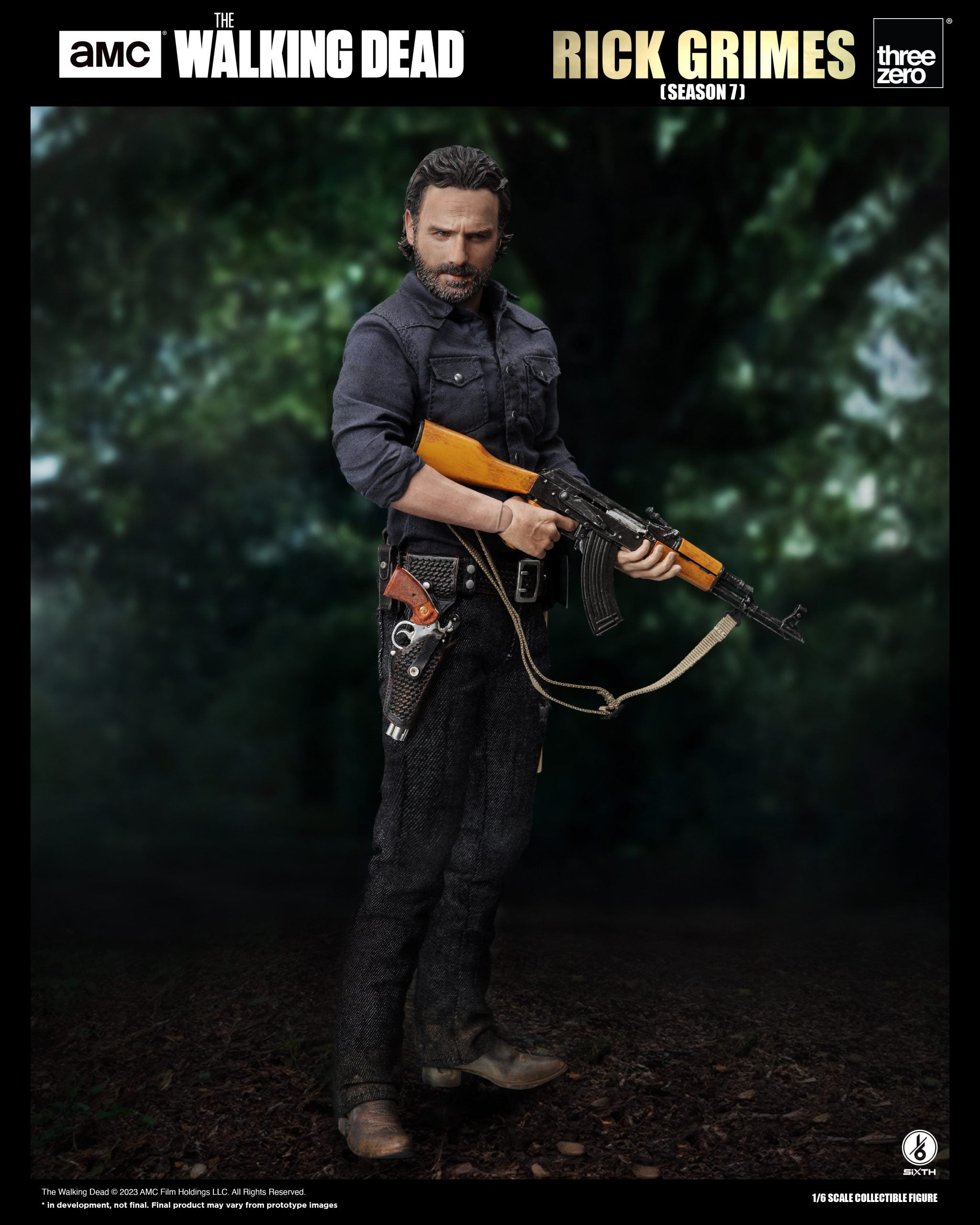 PRE-ORDER threezero - The Walking Dead - Rick Grimes: Season 7 1/6