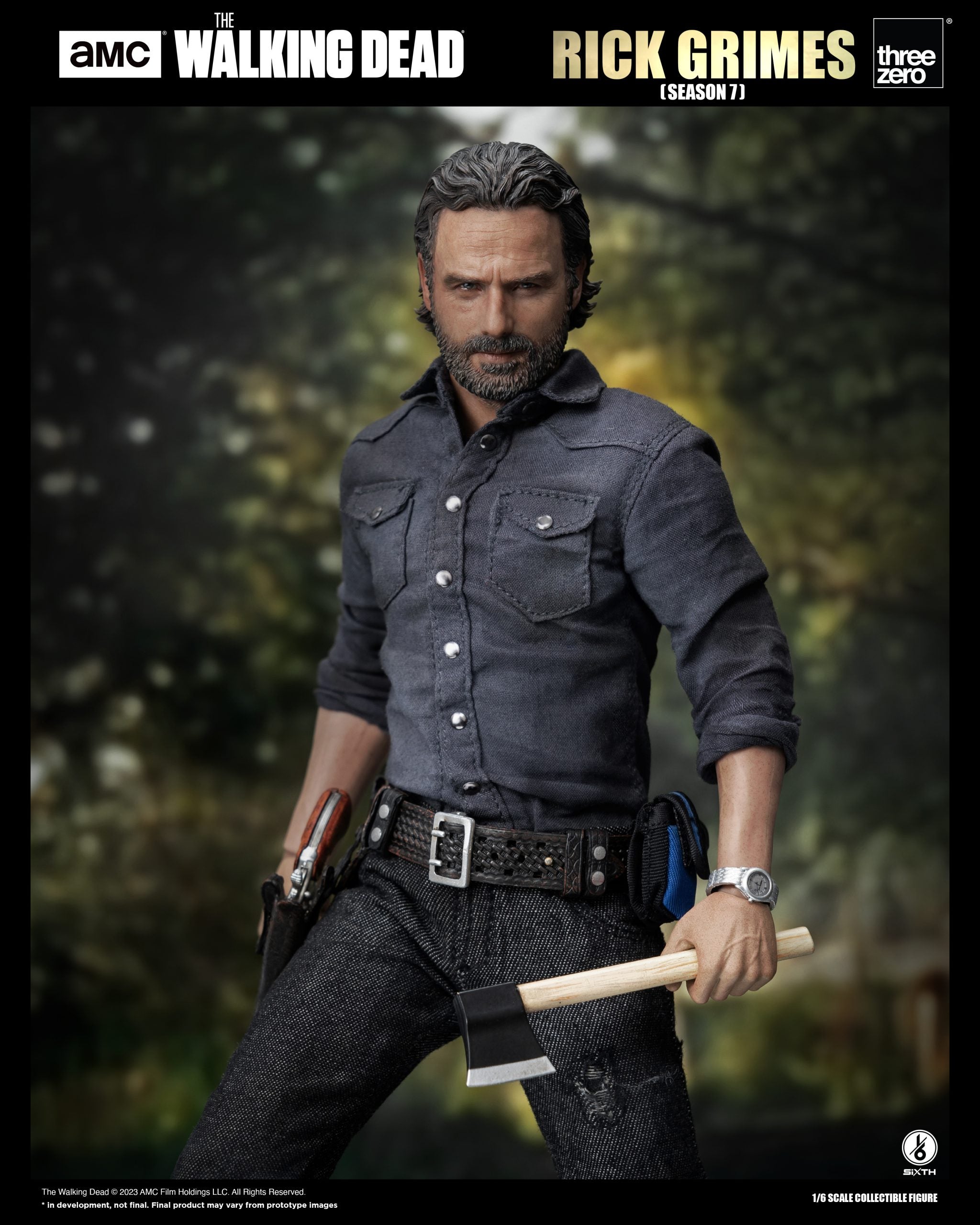 PRE-ORDER threezero - The Walking Dead - Rick Grimes: Season 7 1/6