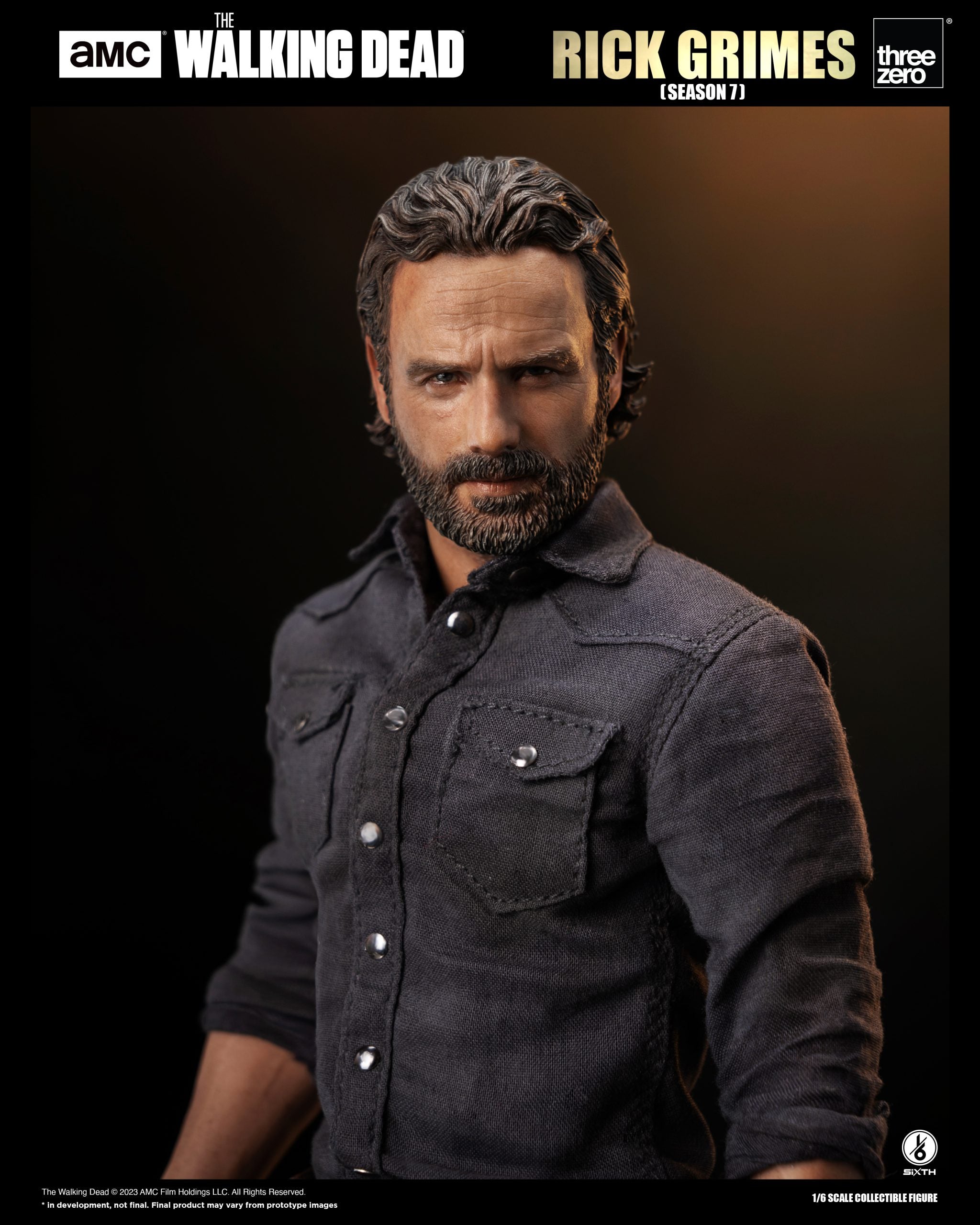 PRE-ORDER threezero - The Walking Dead - Rick Grimes: Season 7 1/6