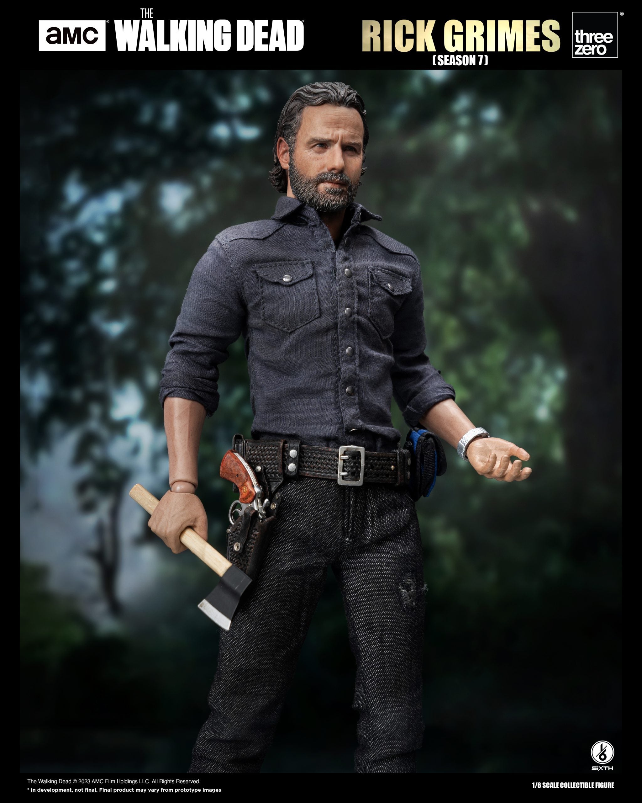 PRE-ORDER threezero - The Walking Dead - Rick Grimes: Season 7 1/6