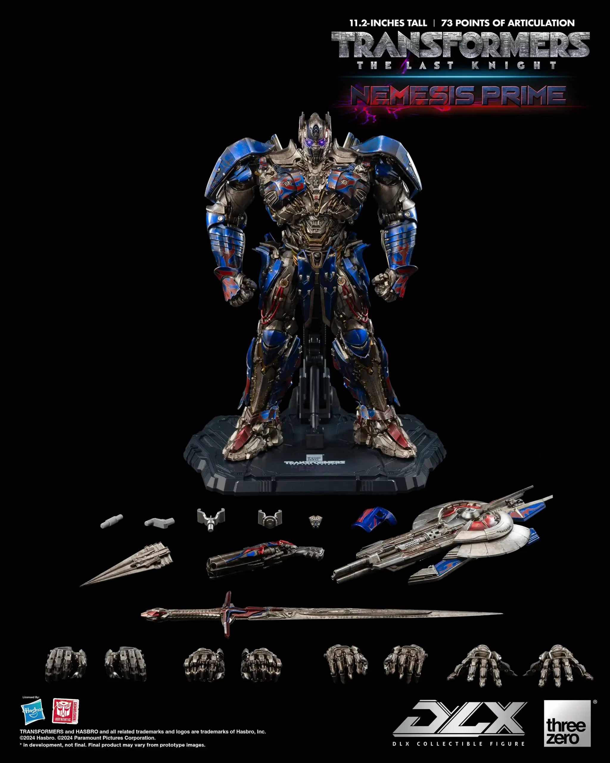 PRE-ORDER threezero - Transformers: The Last Knight - DLX Nemesis Prime