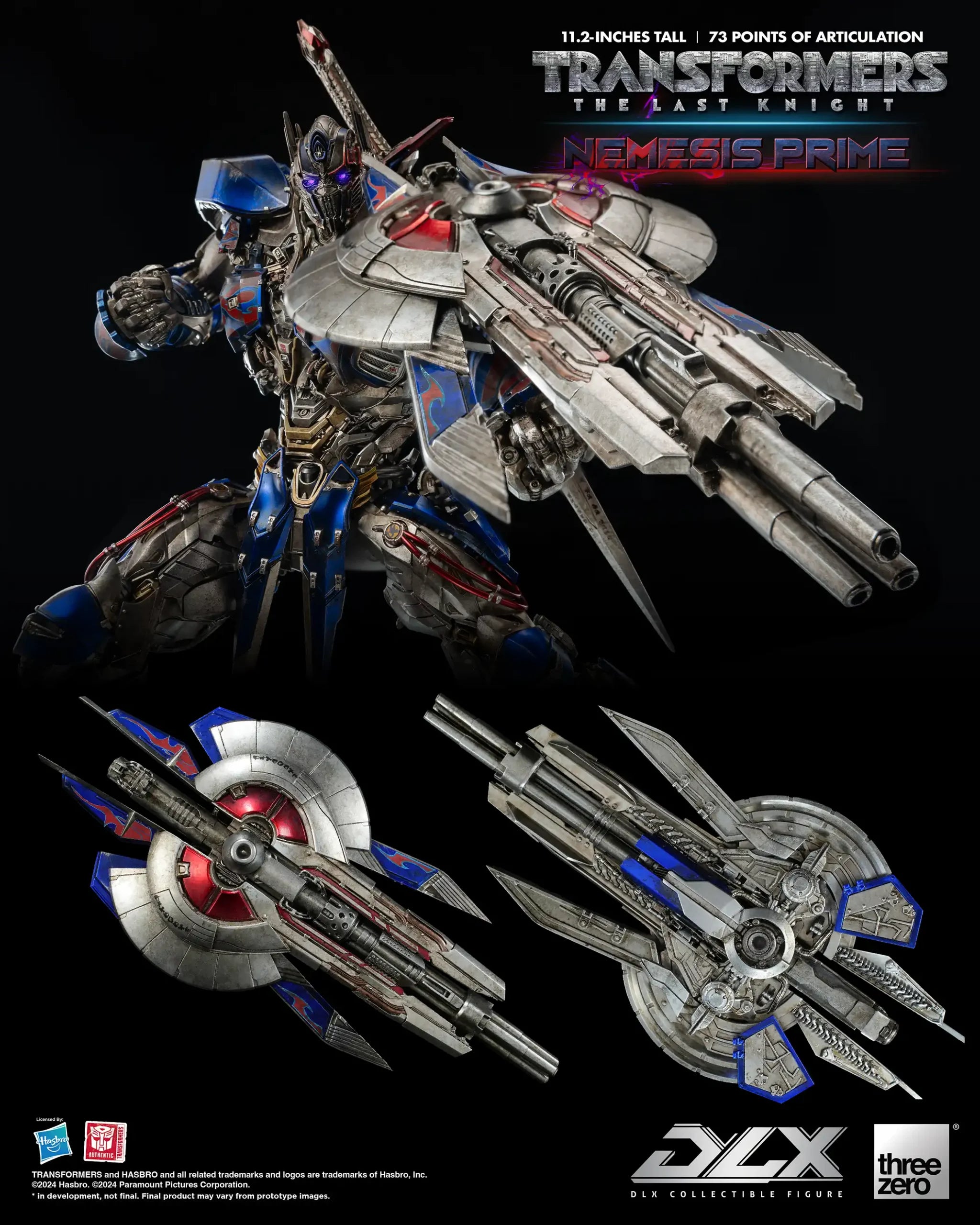 PRE-ORDER threezero - Transformers: The Last Knight - DLX Nemesis Prime
