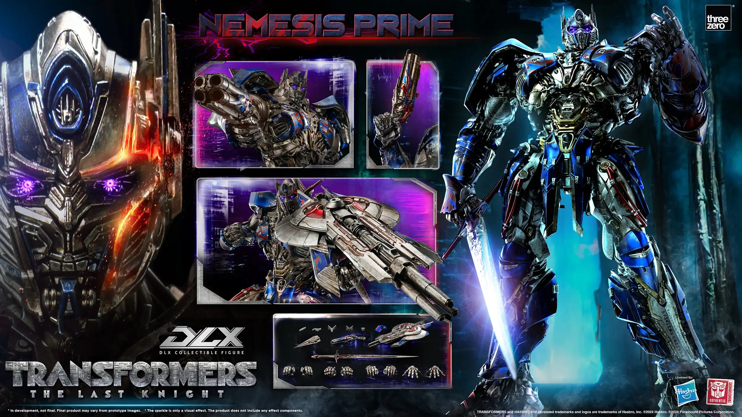 PRE-ORDER threezero - Transformers: The Last Knight - DLX Nemesis Prime