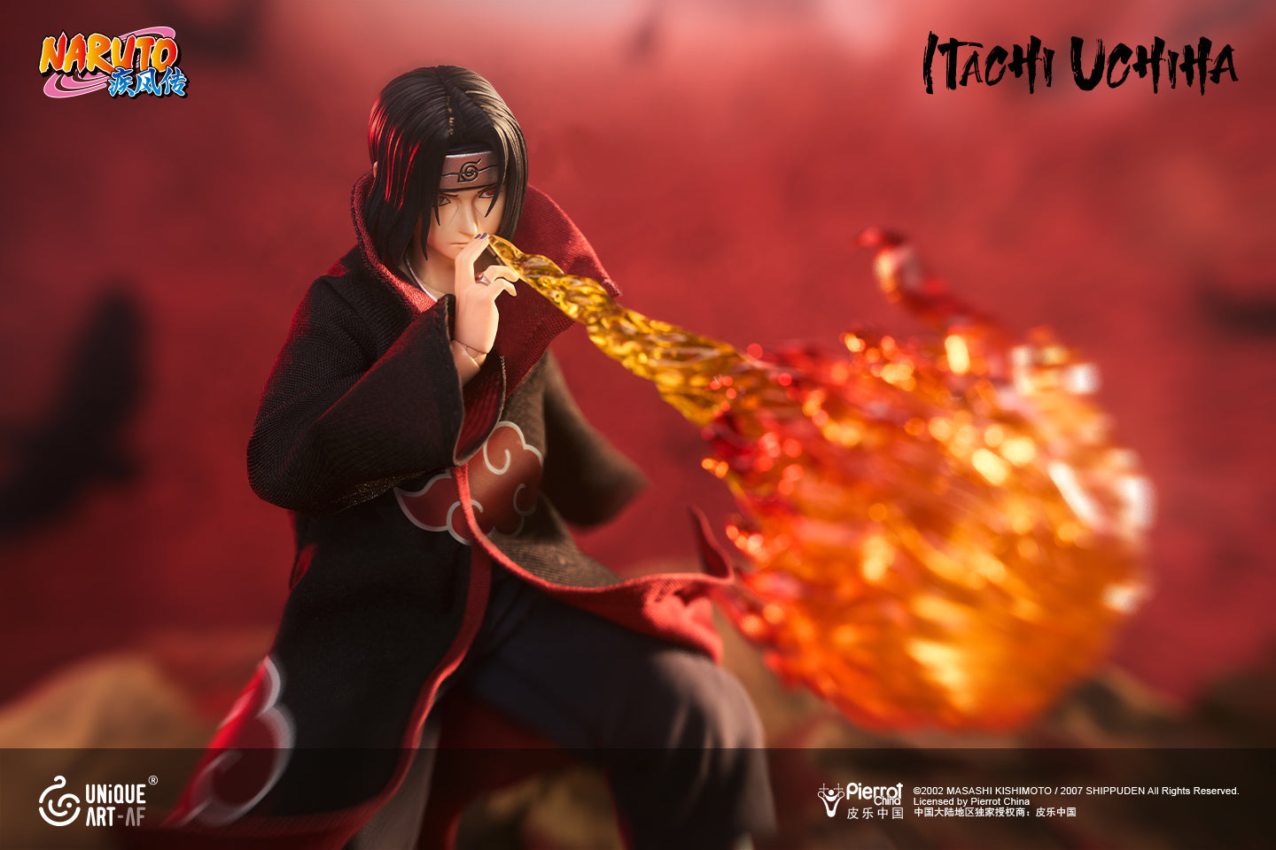 PRE-ORDER UNiQUE ART - Naruto Shippuden - Uchiha Itachi: Playable Version 1/12