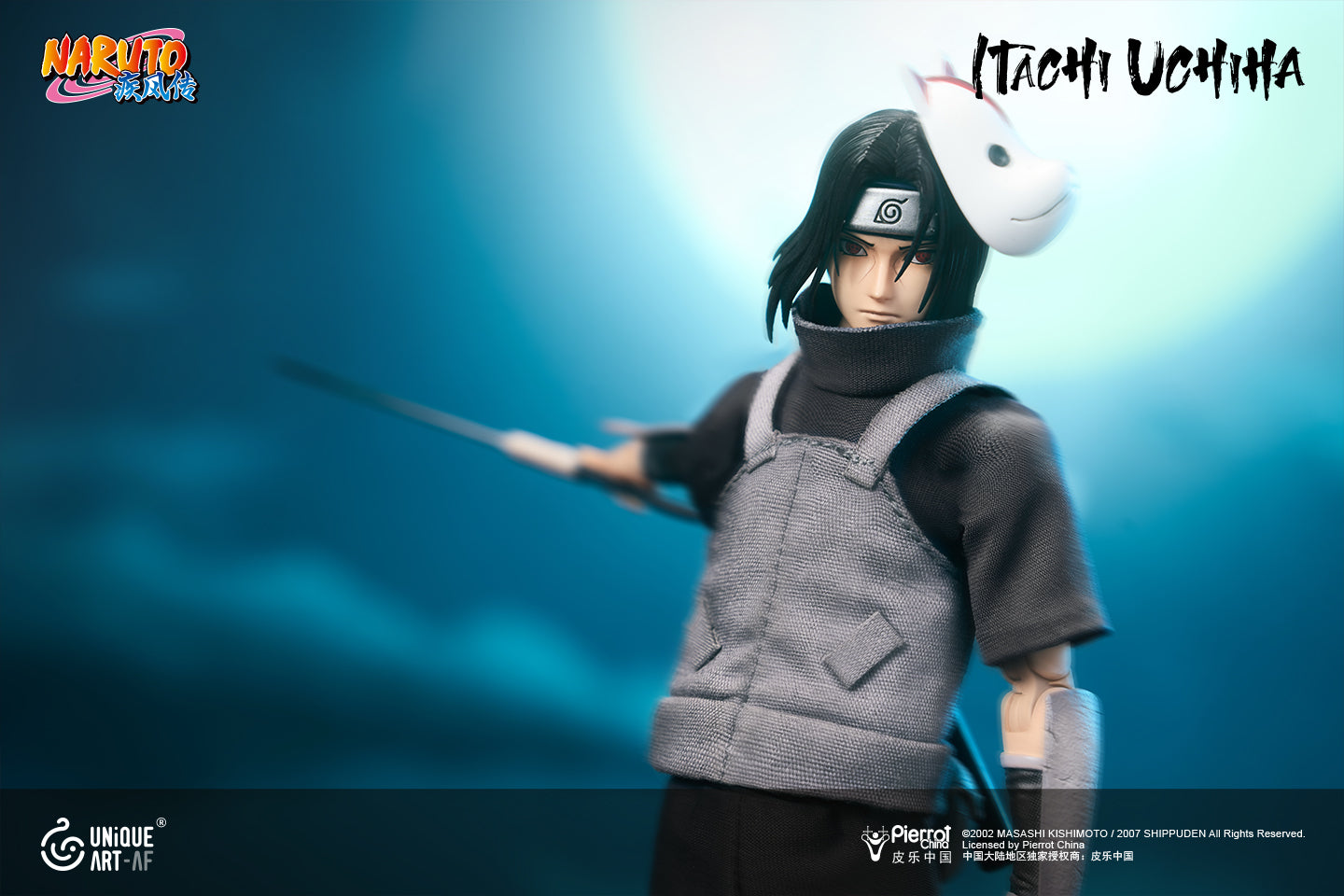 PRE-ORDER UNiQUE ART - Naruto Shippuden - Uchiha Itachi: Playable Version 1/12