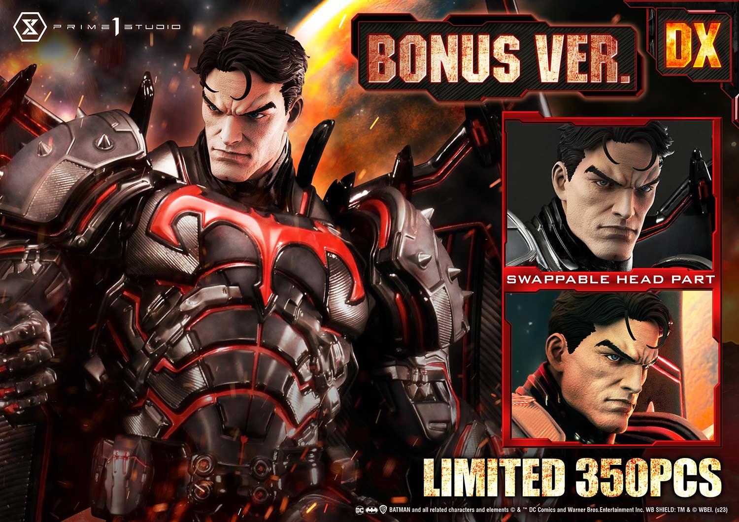 PRE-ORDER Prime1 Studio - Ultimate Premium Masterline - Batman: Comics - Batman Hellbat: Deluxe Bonus Ver.