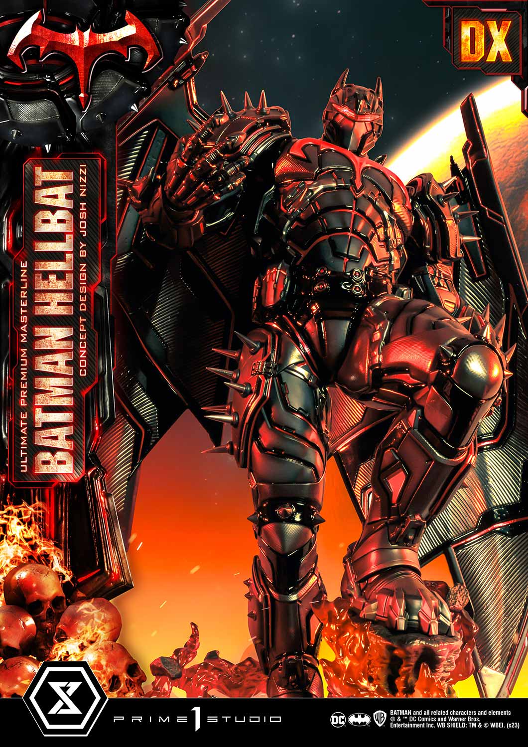 PRE-ORDER Prime1 Studio - Ultimate Premium Masterline - Batman: Comics - Batman Hellbat: Deluxe Bonus Ver.