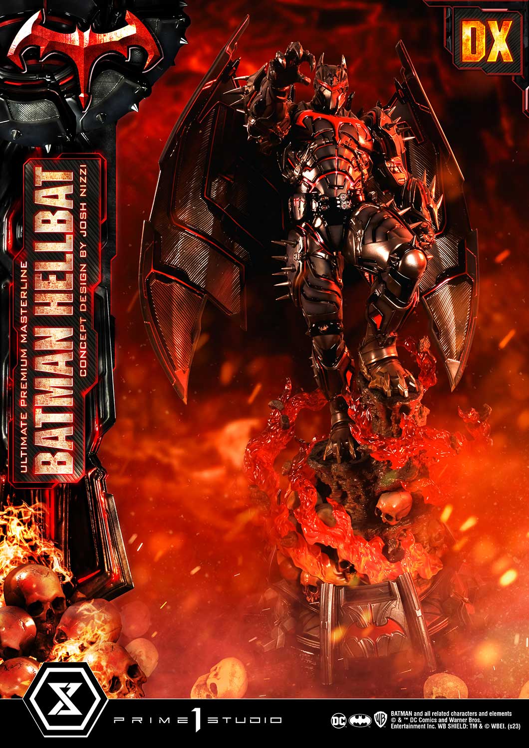 PRE-ORDER Prime1 Studio - Ultimate Premium Masterline - Batman: Comics - Batman Hellbat: Deluxe Ver.