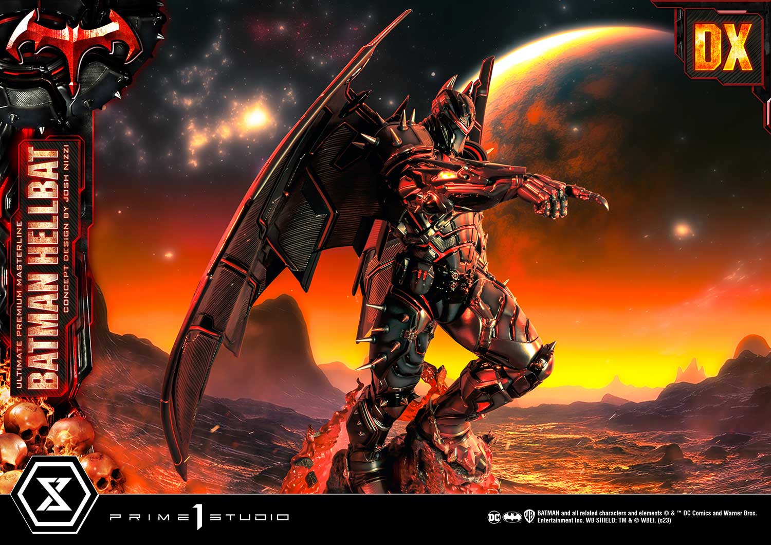 PRE-ORDER Prime1 Studio - Ultimate Premium Masterline - Batman: Comics - Batman Hellbat: Deluxe Ver.