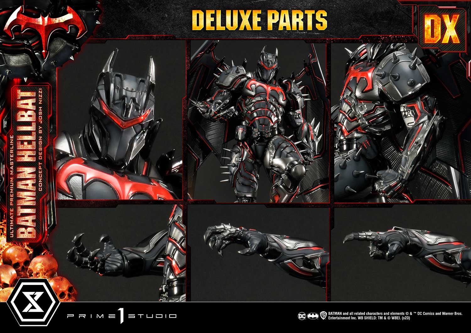 PRE-ORDER Prime1 Studio - Ultimate Premium Masterline - Batman: Comics - Batman Hellbat: Deluxe Ver.