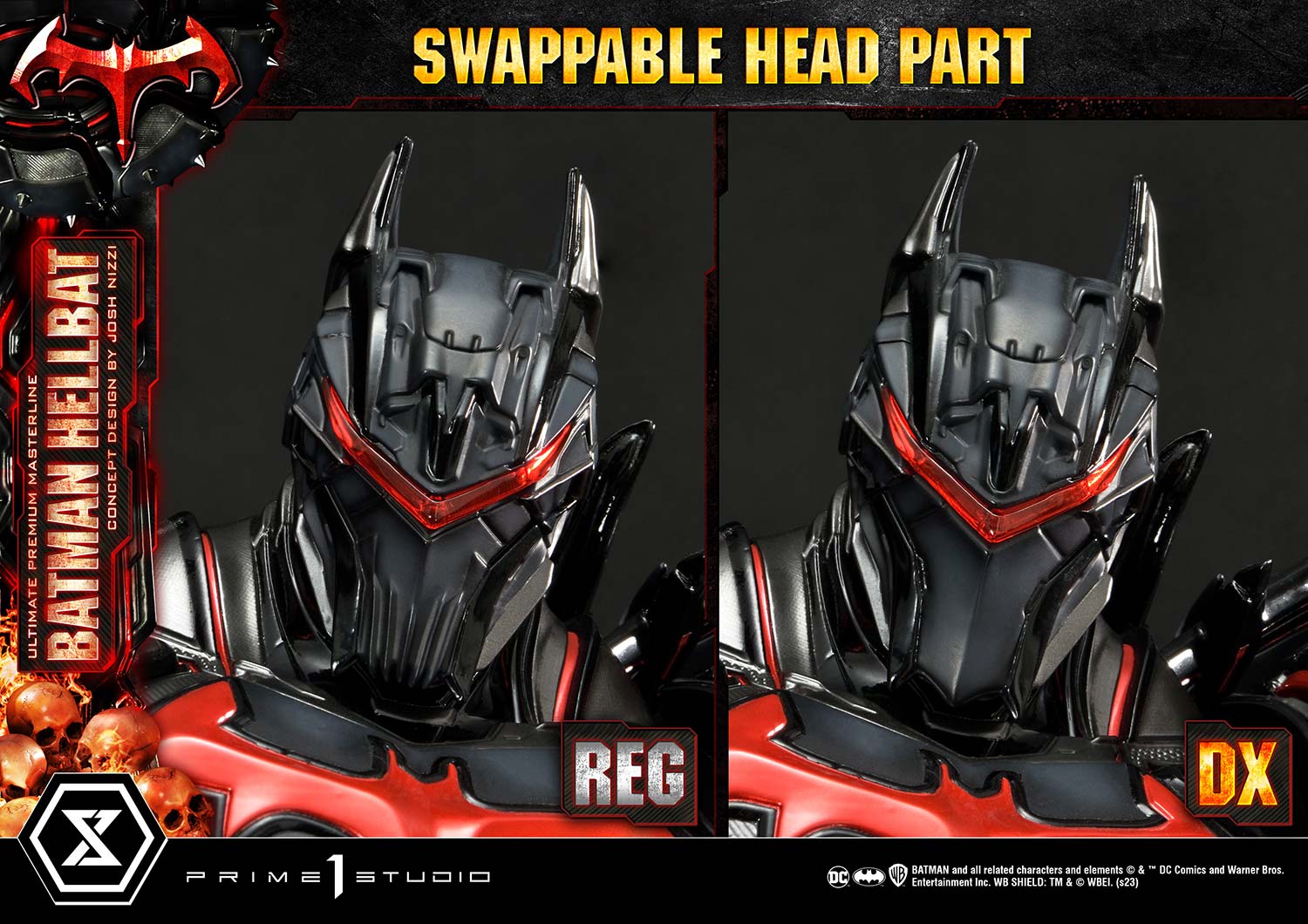 PRE-ORDER Prime1 Studio - Ultimate Premium Masterline - Batman: Comics - Batman Hellbat: Deluxe Ver.