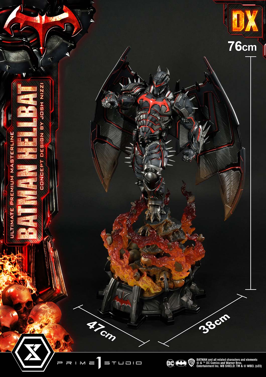 PRE-ORDER Prime1 Studio - Ultimate Premium Masterline - Batman: Comics - Batman Hellbat: Deluxe Ver.