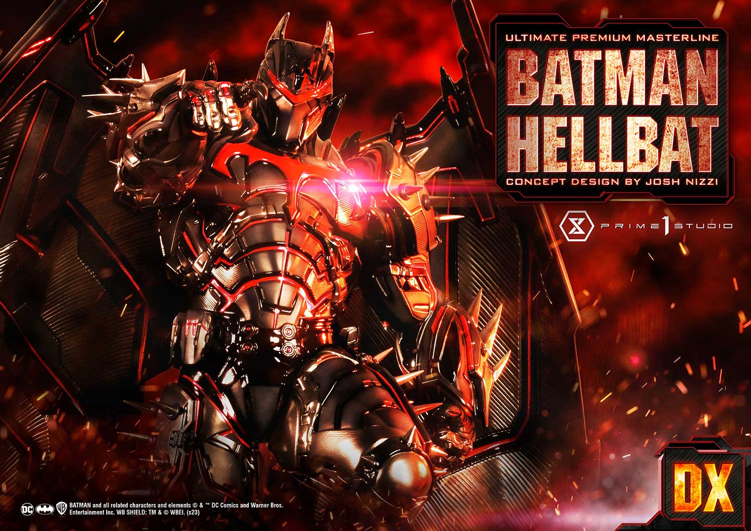 PRE-ORDER Prime1 Studio - Ultimate Premium Masterline - Batman: Comics - Batman Hellbat: Deluxe Ver.