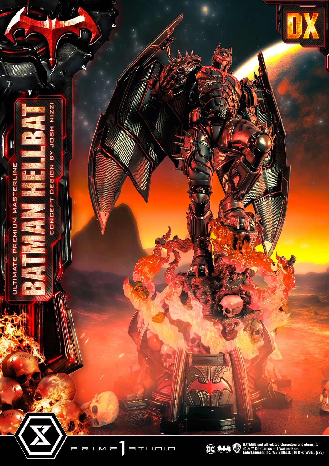 PRE-ORDER Prime1 Studio - Ultimate Premium Masterline - Batman: Comics - Batman Hellbat: Deluxe Ver.