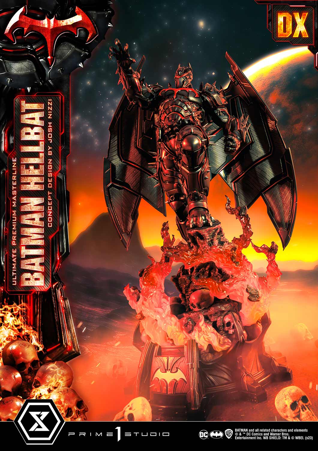 PRE-ORDER Prime1 Studio - Ultimate Premium Masterline - Batman: Comics - Batman Hellbat: Deluxe Bonus Ver.