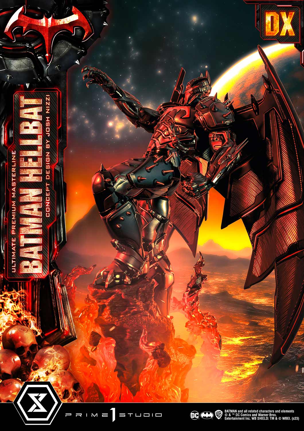 PRE-ORDER Prime1 Studio - Ultimate Premium Masterline - Batman: Comics - Batman Hellbat: Deluxe Ver.
