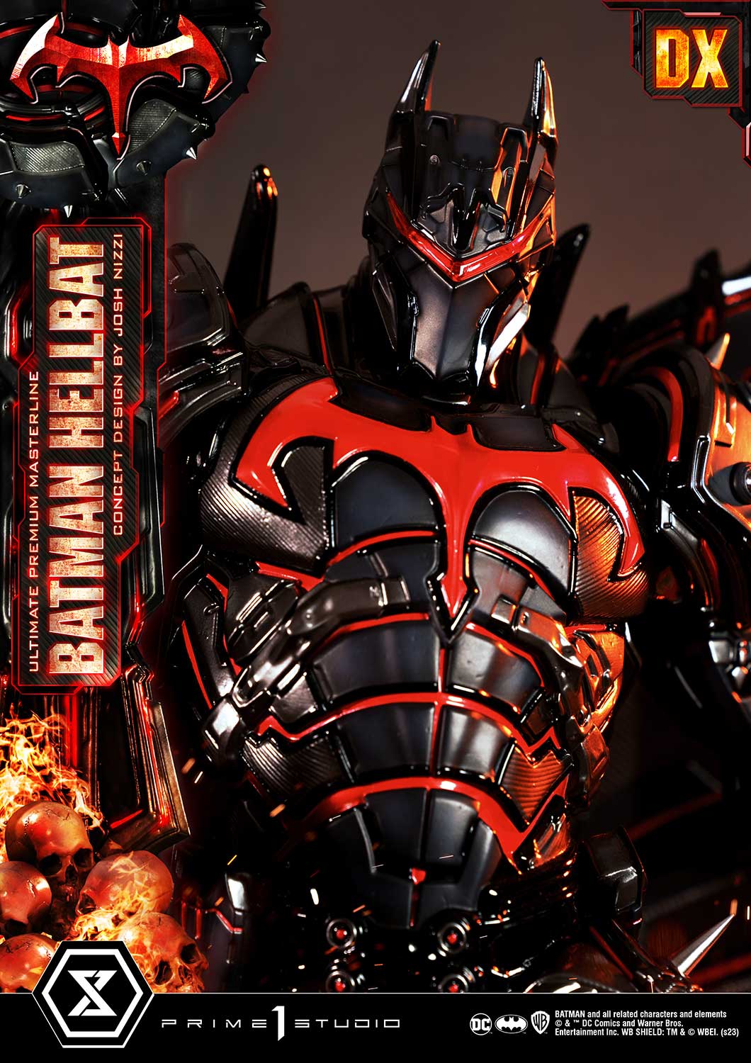 PRE-ORDER Prime1 Studio - Ultimate Premium Masterline - Batman: Comics - Batman Hellbat: Deluxe Bonus Ver.
